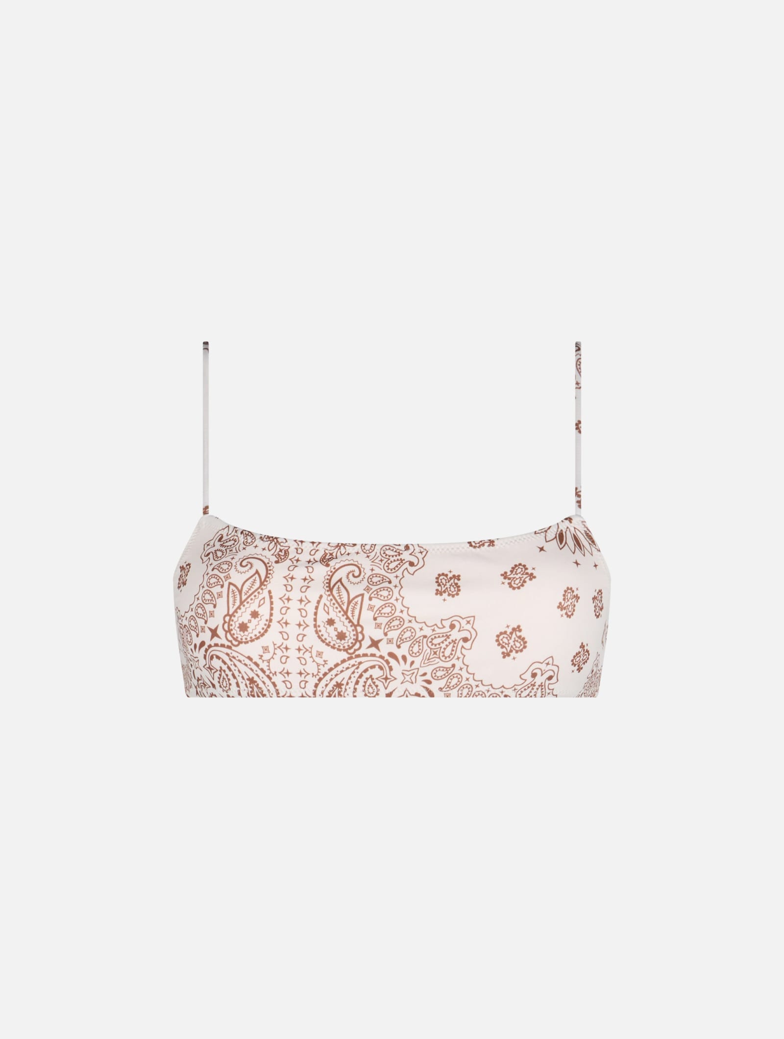 Mc2 Saint Barth Woman Bandanna Bralette Beach Top Sadie In White