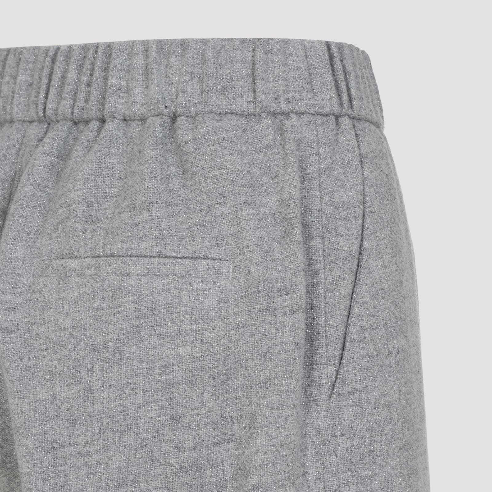 Peserico Punto Luce-trim Trousers In Gray