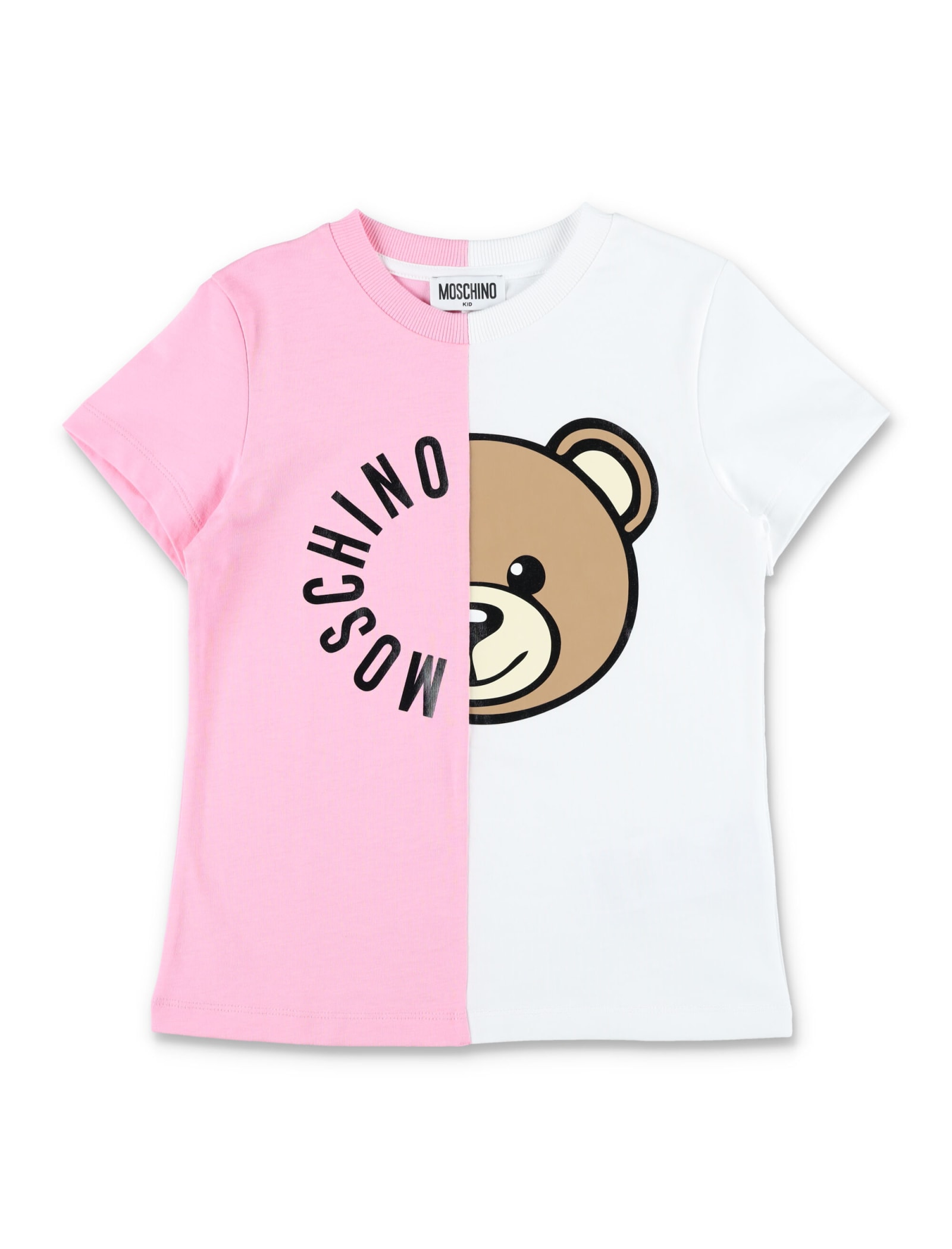 Shop Moschino Bear T-shirt In White