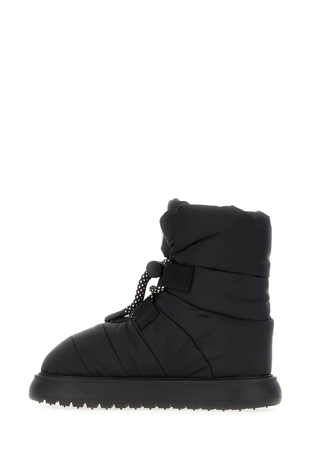 MONCLER BLACK NYLON GAIA PULL BOOTS 