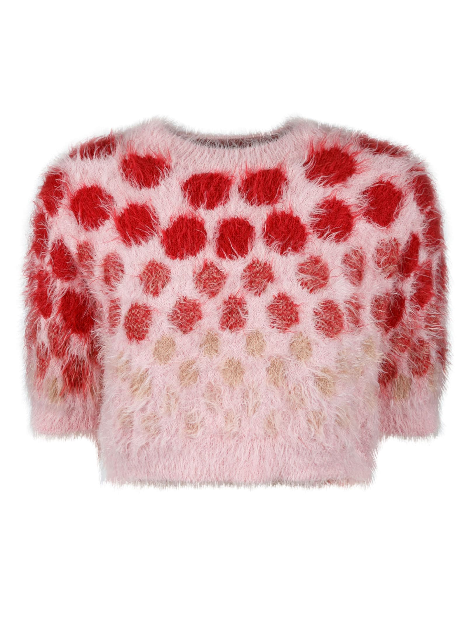 Vivetta Feathered Cropped Pullover