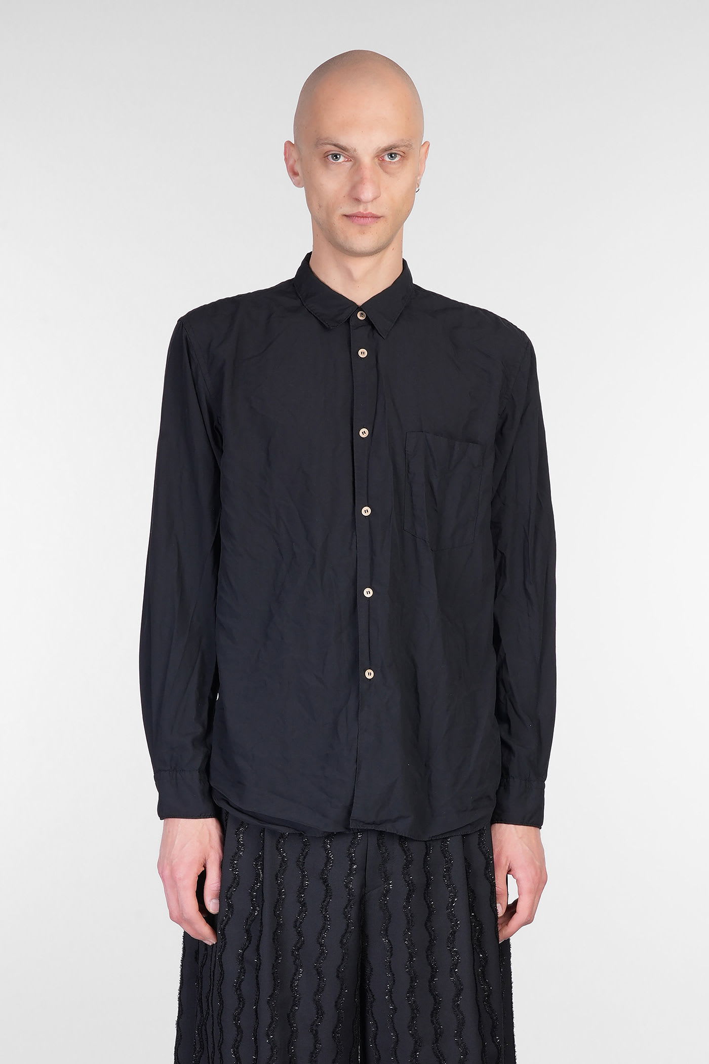 Shirt In Black Polyester