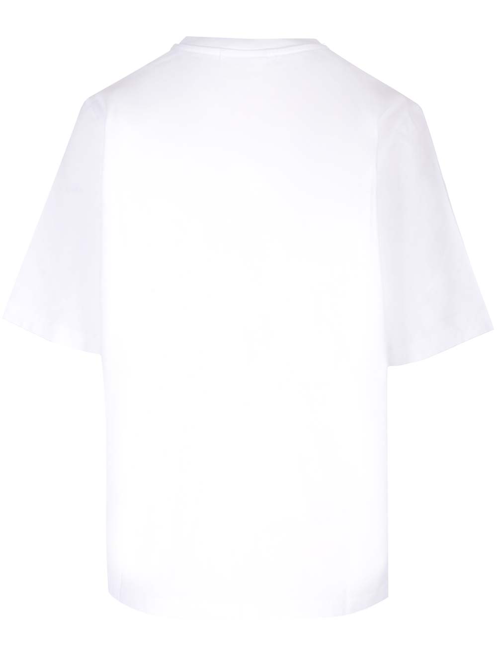 Shop Maison Kitsuné Flowers Embroidery T-shirt In White