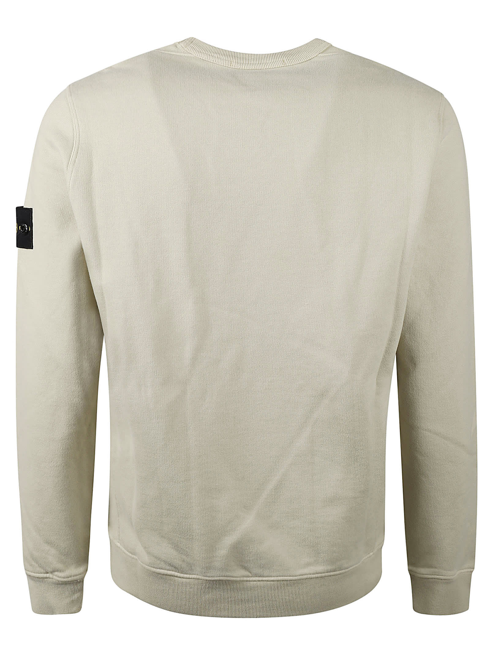 Shop Stone Island Sweatshirt In Plaster