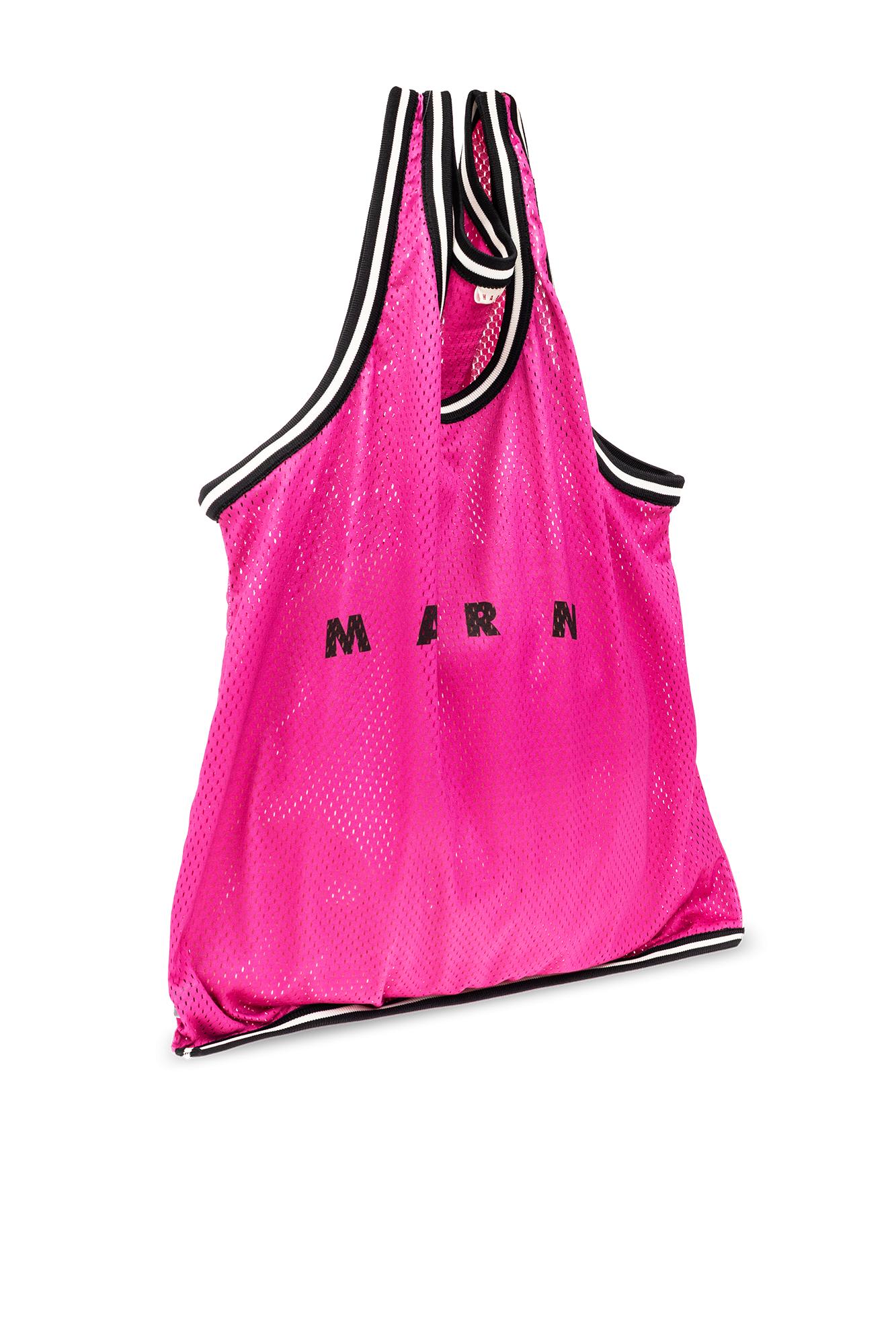 Shop Marni Shopper Bag With Logo
