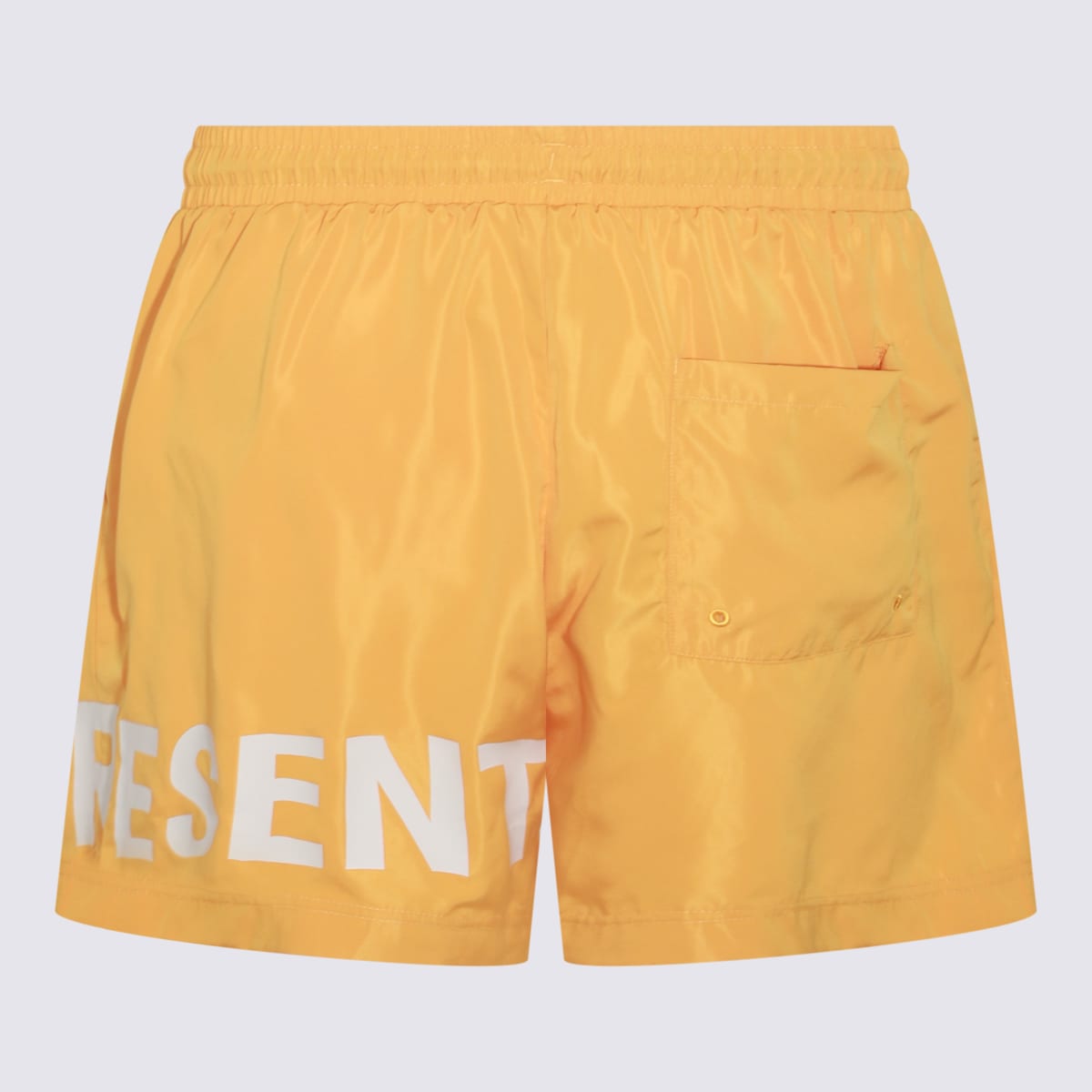 Shop Represent Yellow Beachwear In Orange