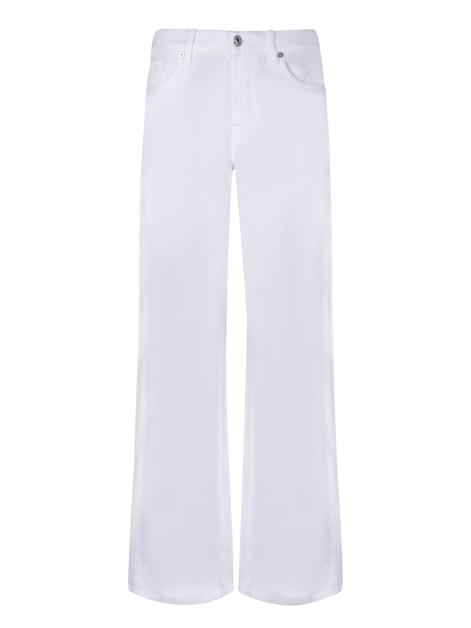 Shop 7 For All Mankind Tess Tencel White Jeans
