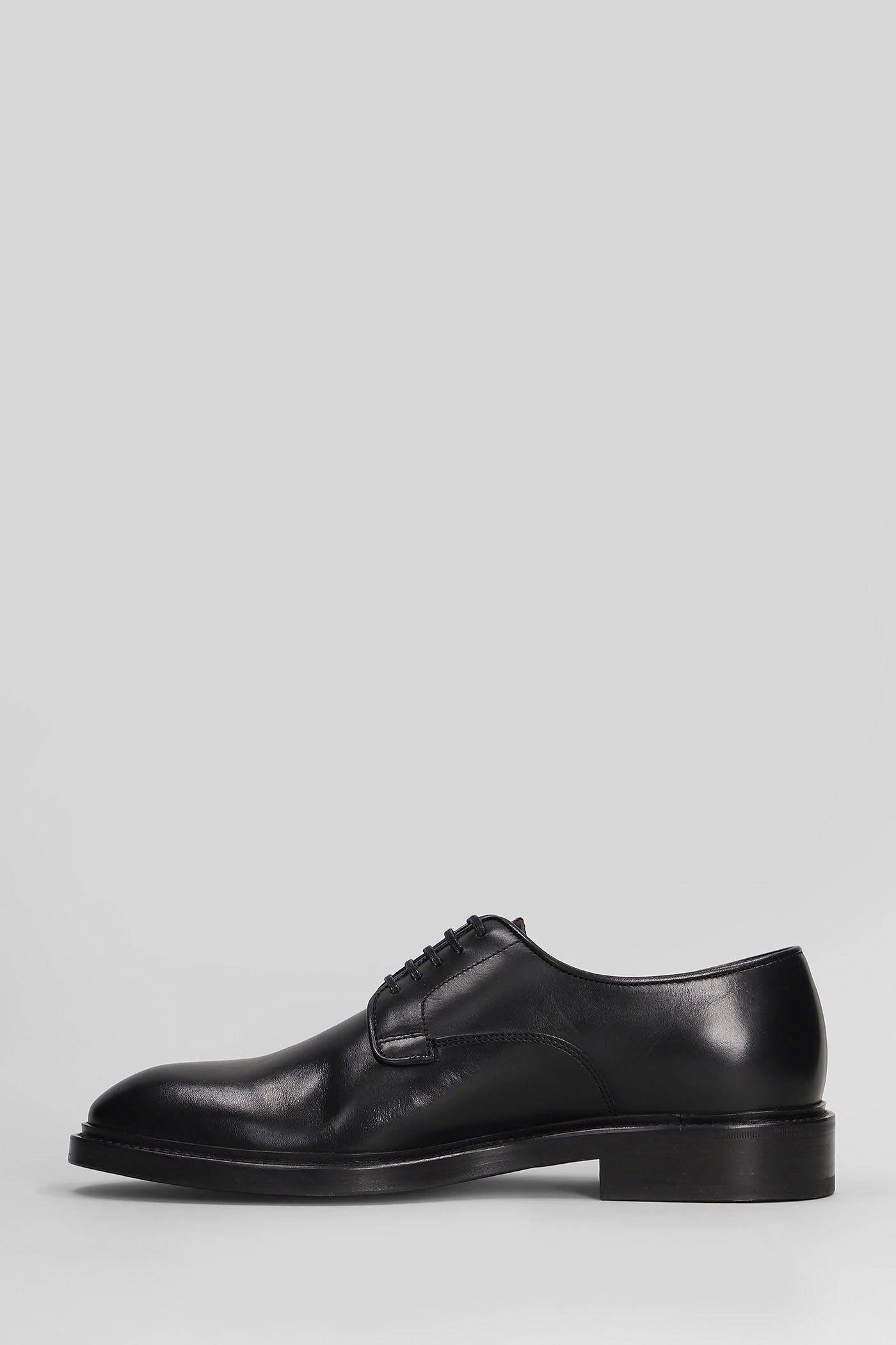 Paul Smith Lace Up Shoes In Black Leather In Black
