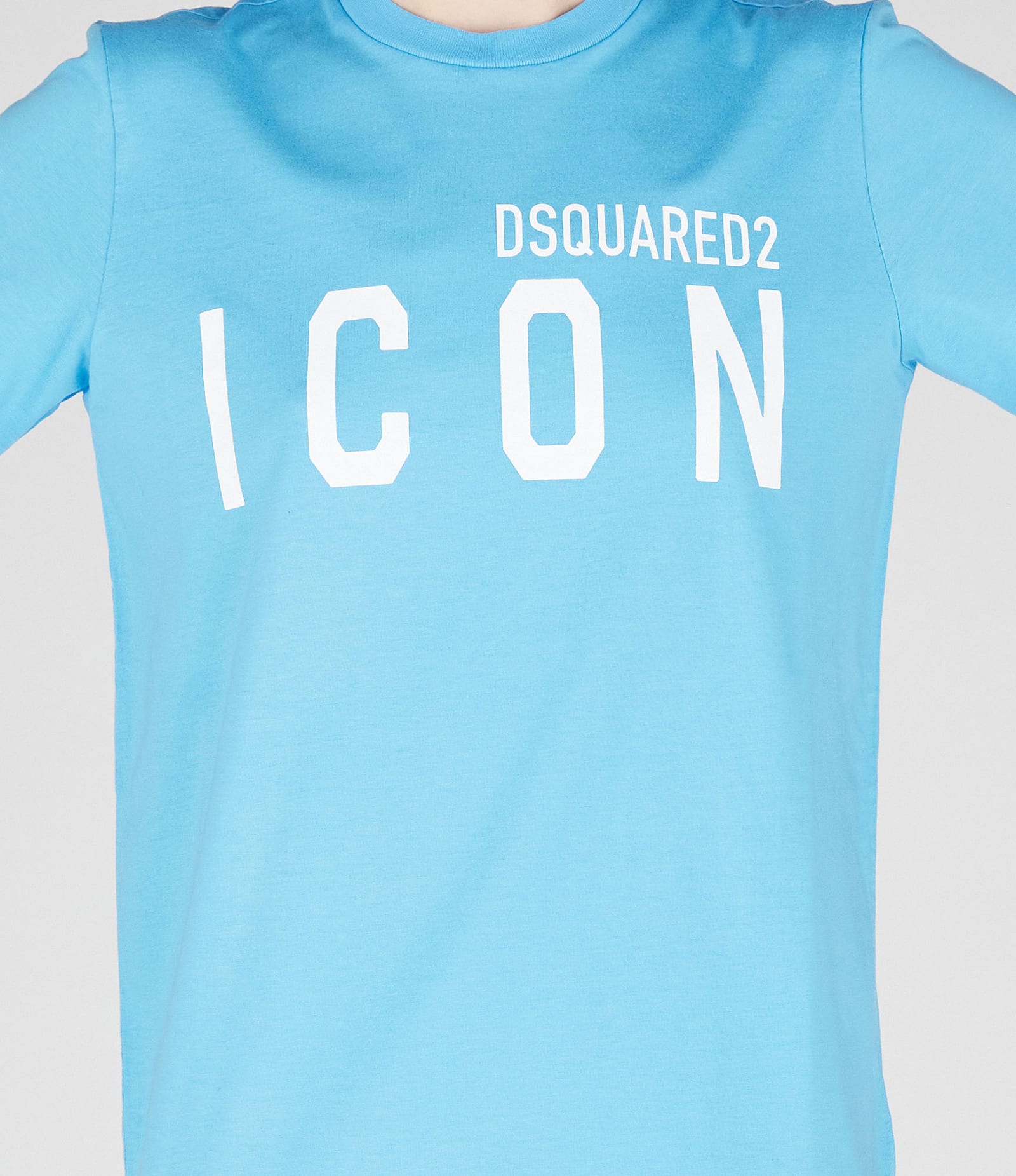 Shop Dsquared2 T-shirts In Blue Miami