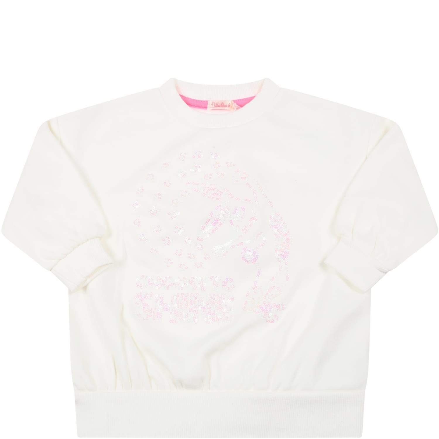 Billieblush Ivory Sweatshirt For Girl