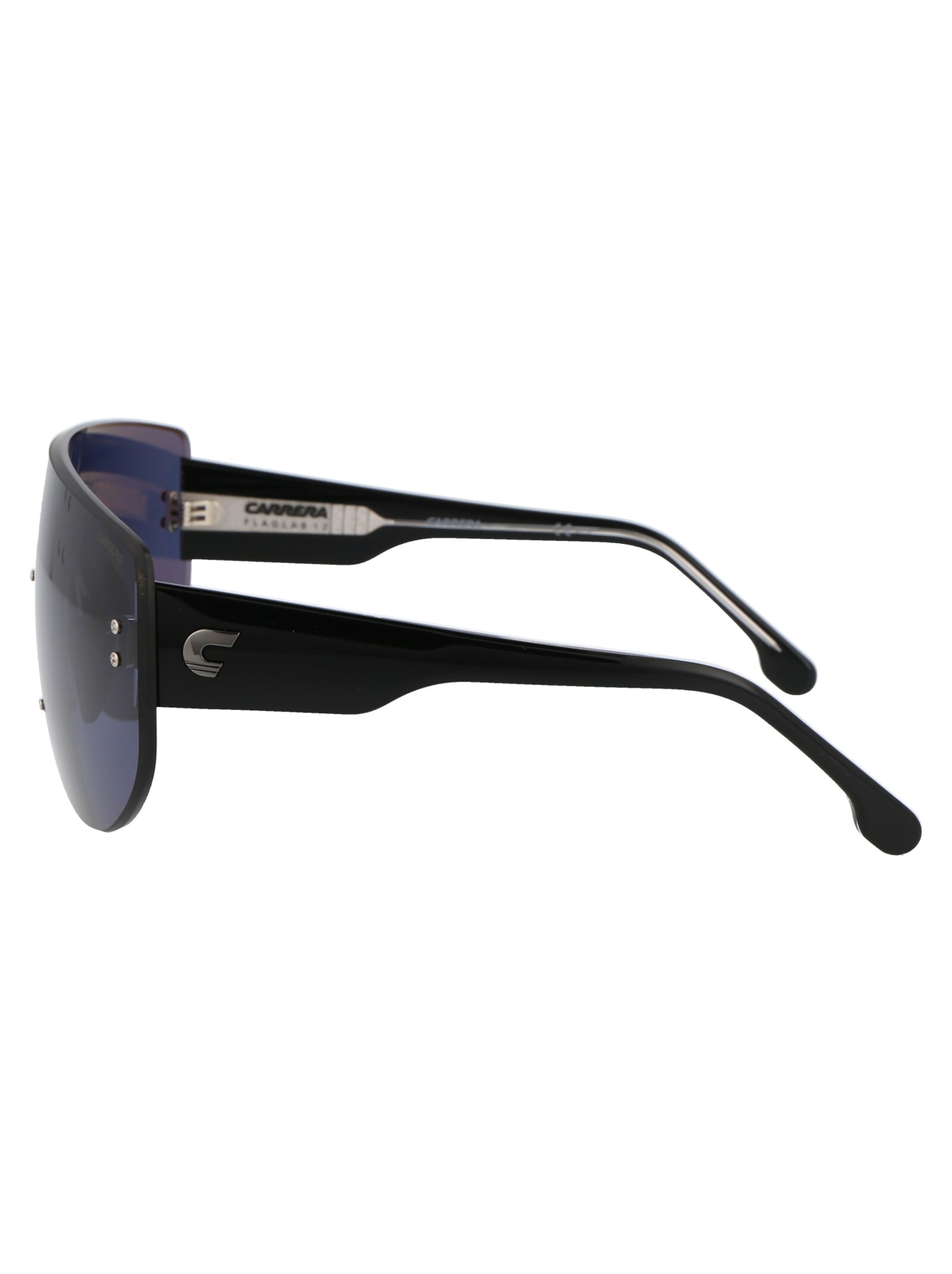Shop Carrera Flaglab 12 Sunglasses In 8072k Black