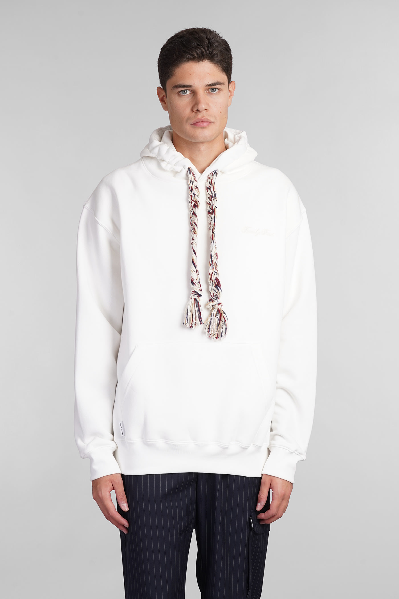 Sweatshirt In White Cotton