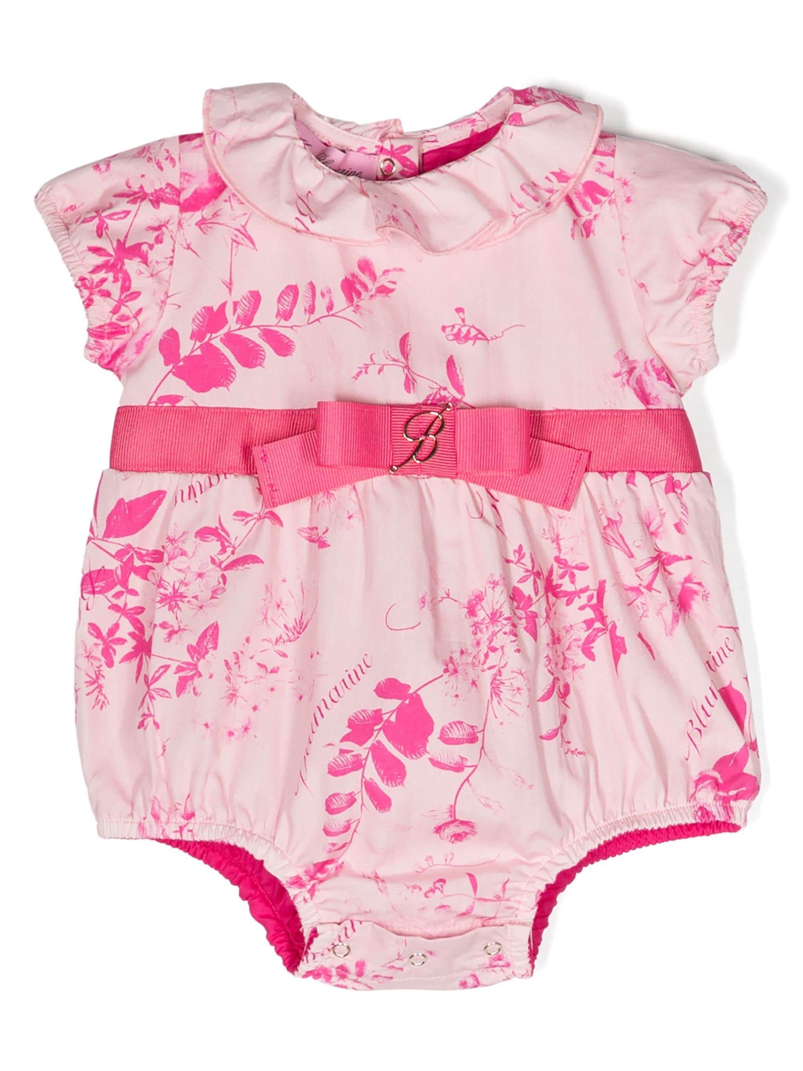 Miss Blumarine Babies'  Dresses Pink In Rosa