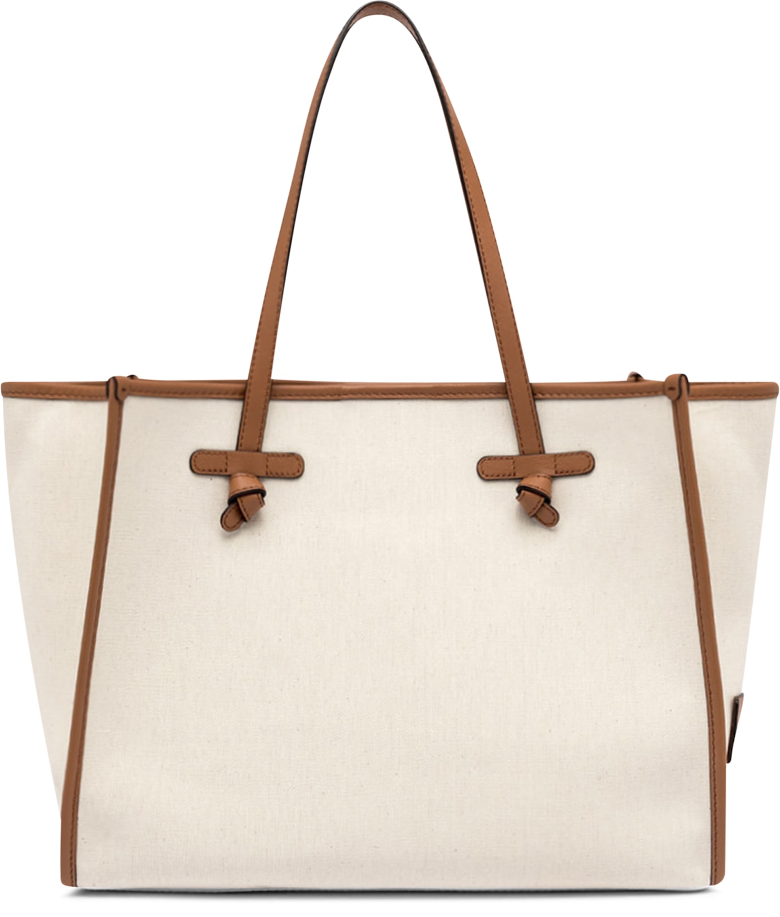 Gianni Chiarini Marcella Canvas And Leather Shopping Bag