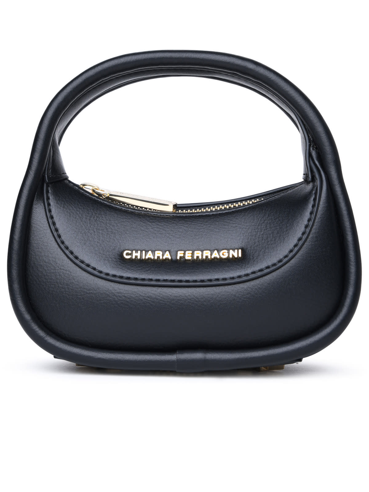 Shop Chiara Ferragni Hyper Small Black Polyester Bag