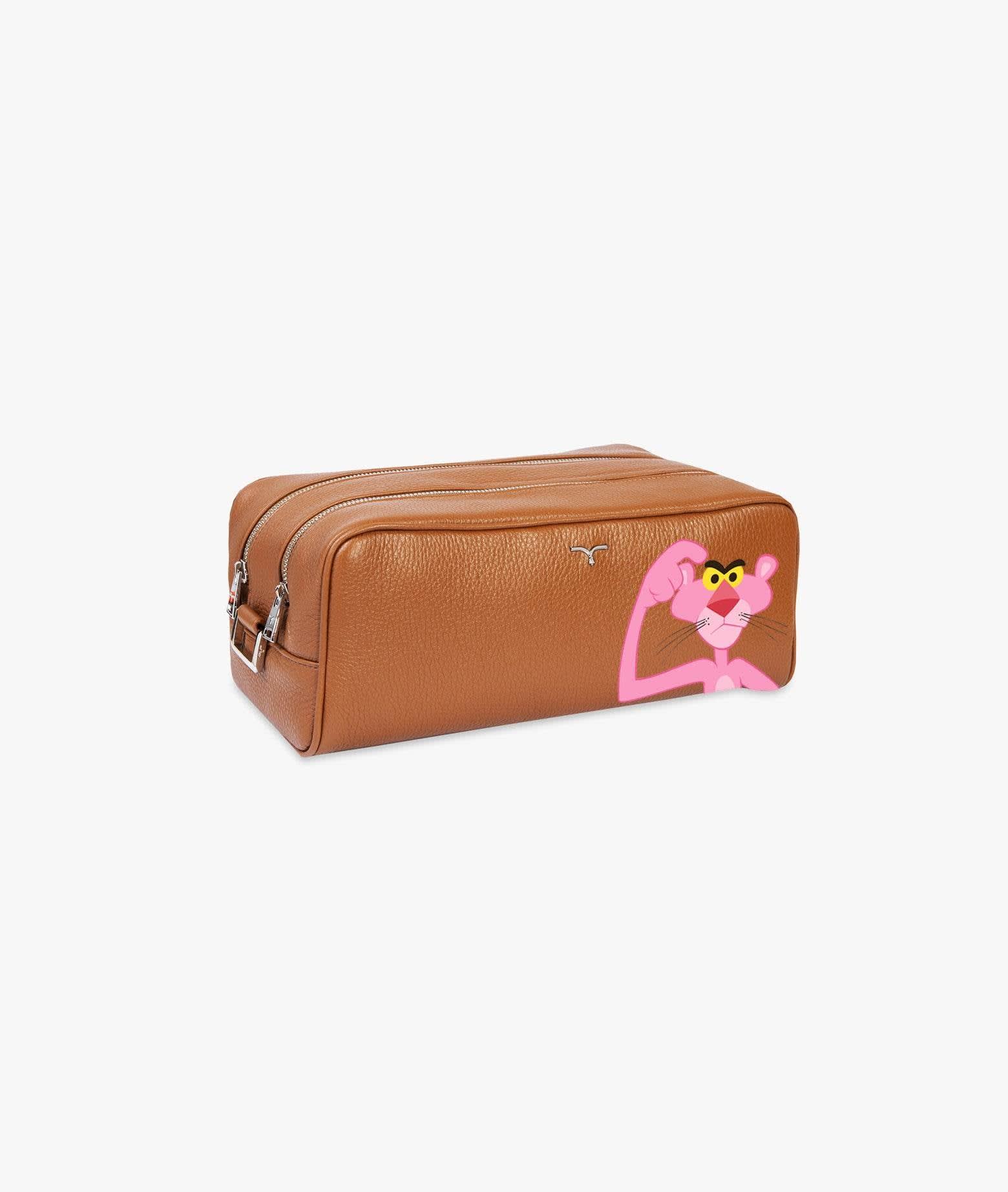Larusmiani Nécessaire Pink Panther Luggage In Sienna