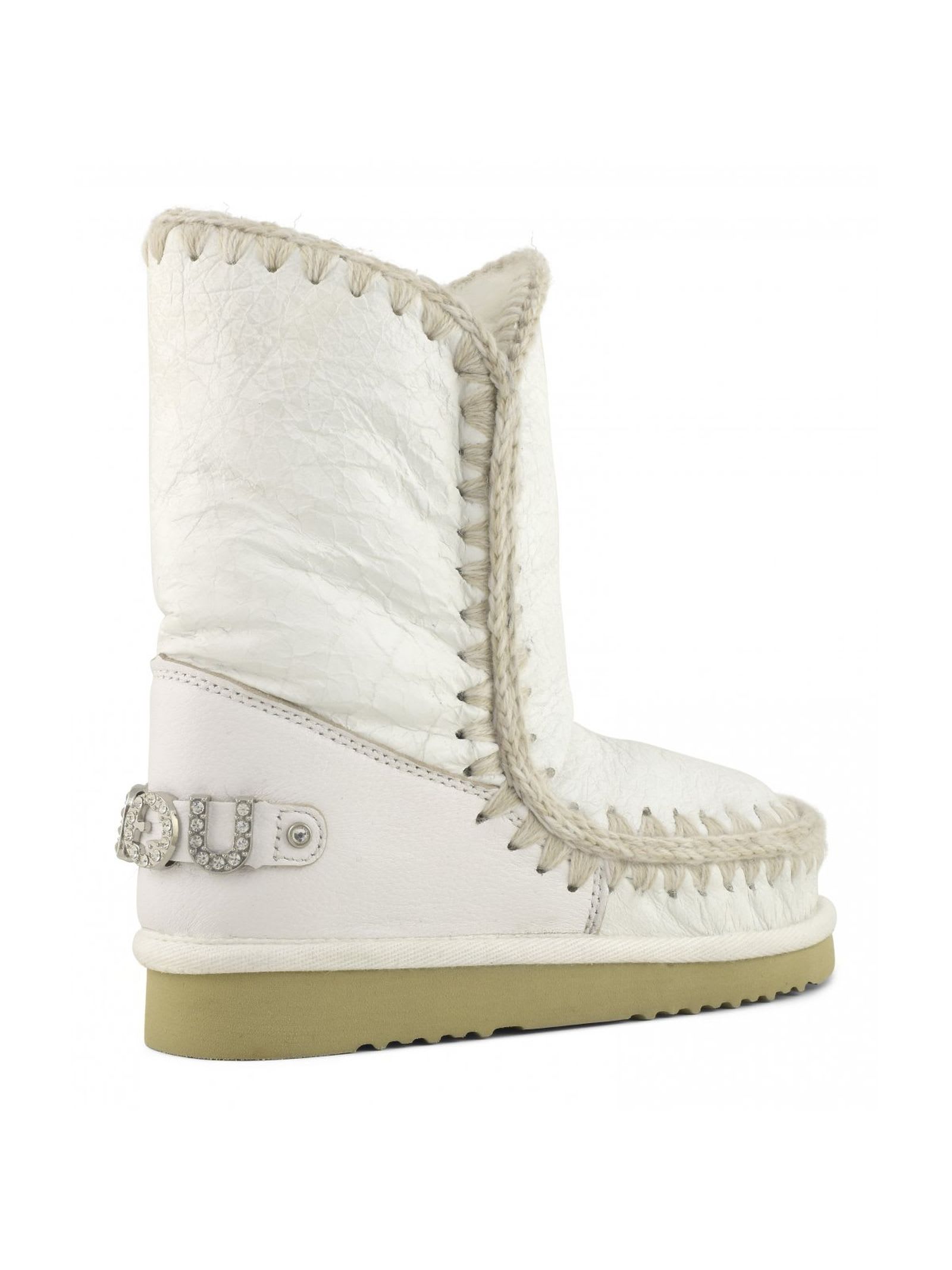 Mou White Sheepskin Eskimo 24 In White