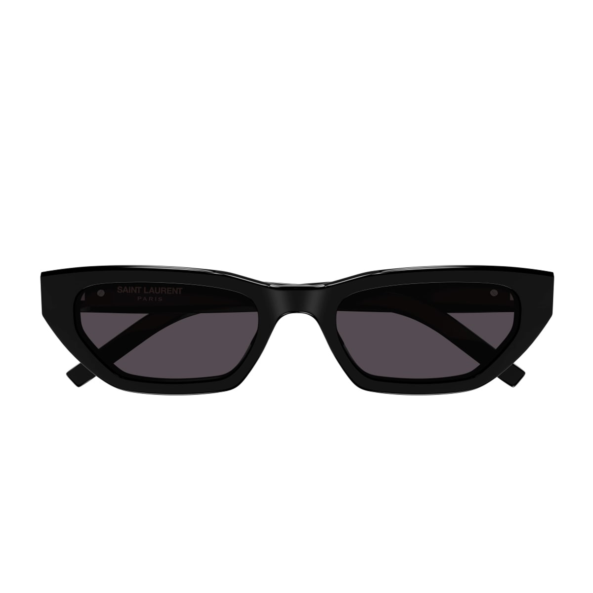Saint Laurent Sl M126 Linea Monogram 001 Black Sunglasses In Black