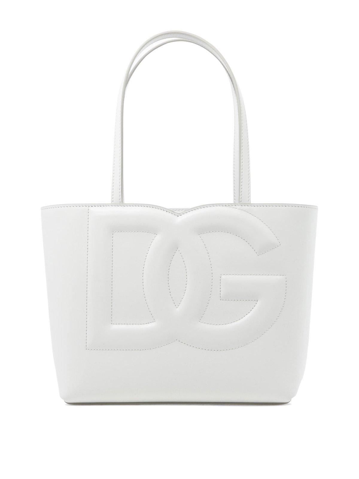 Dolce & Gabbana Dg Logo Embossed Small Tote Bag