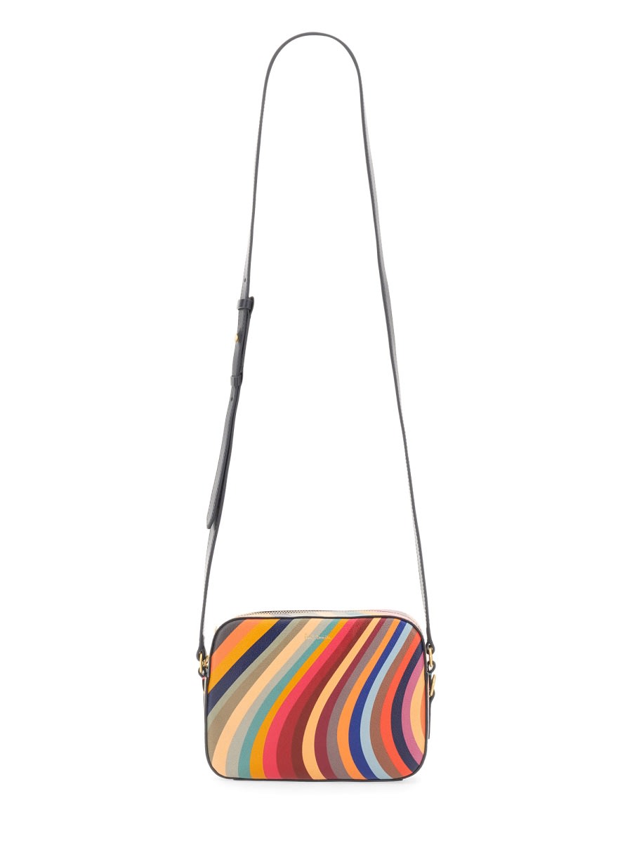 Shop Paul Smith Shoulder Bag Swirl In Multicolour