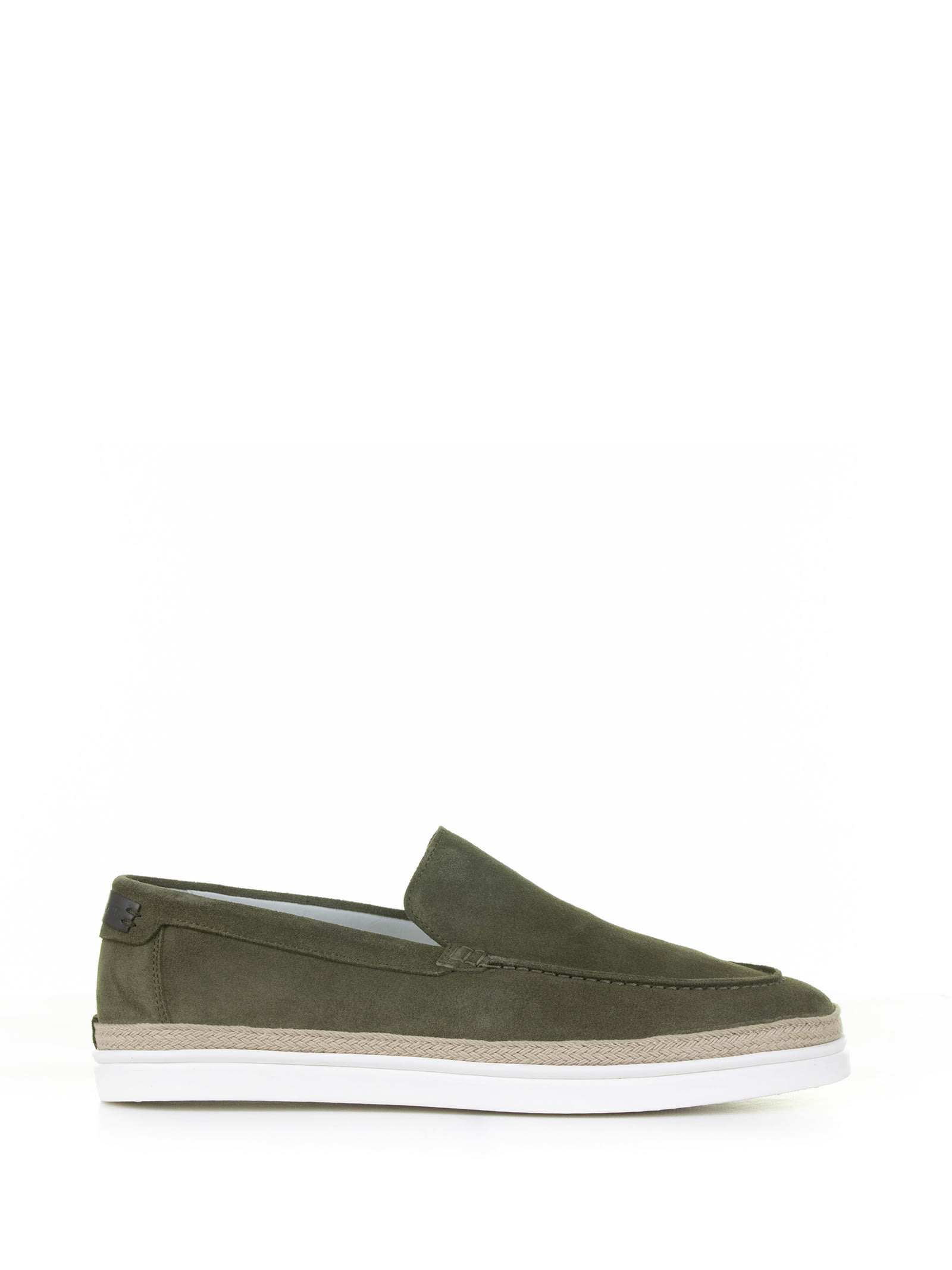 Green Suede Moccasin