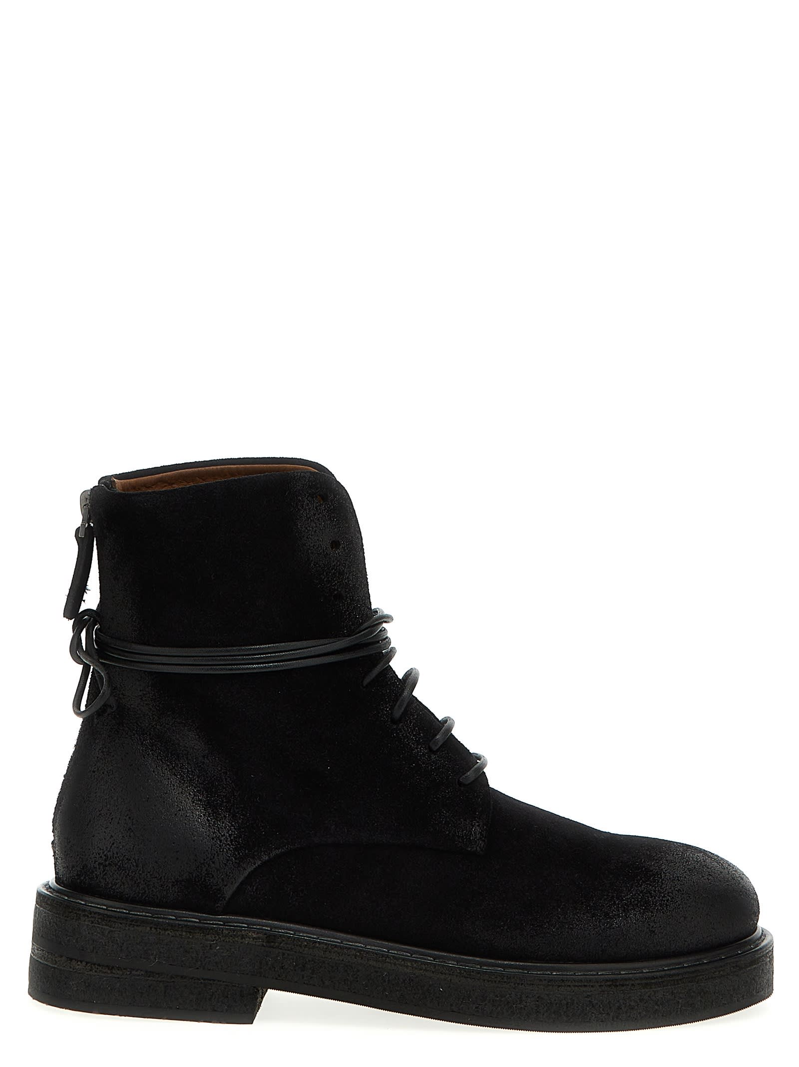 Marsèll Parrucca 40mm Lace-up Leather Boots In Black