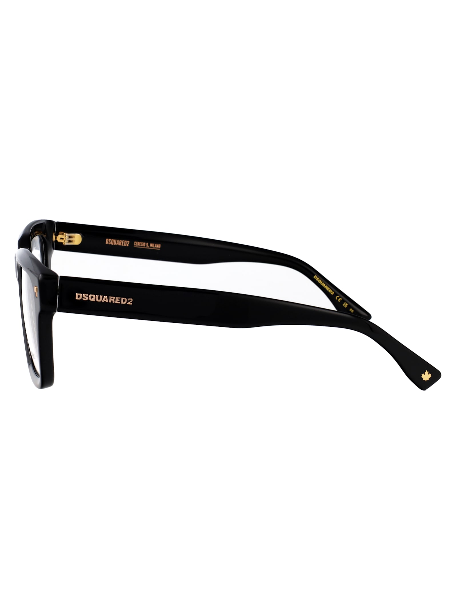 Dsquared2 Icon Square-frame Glasses In Black