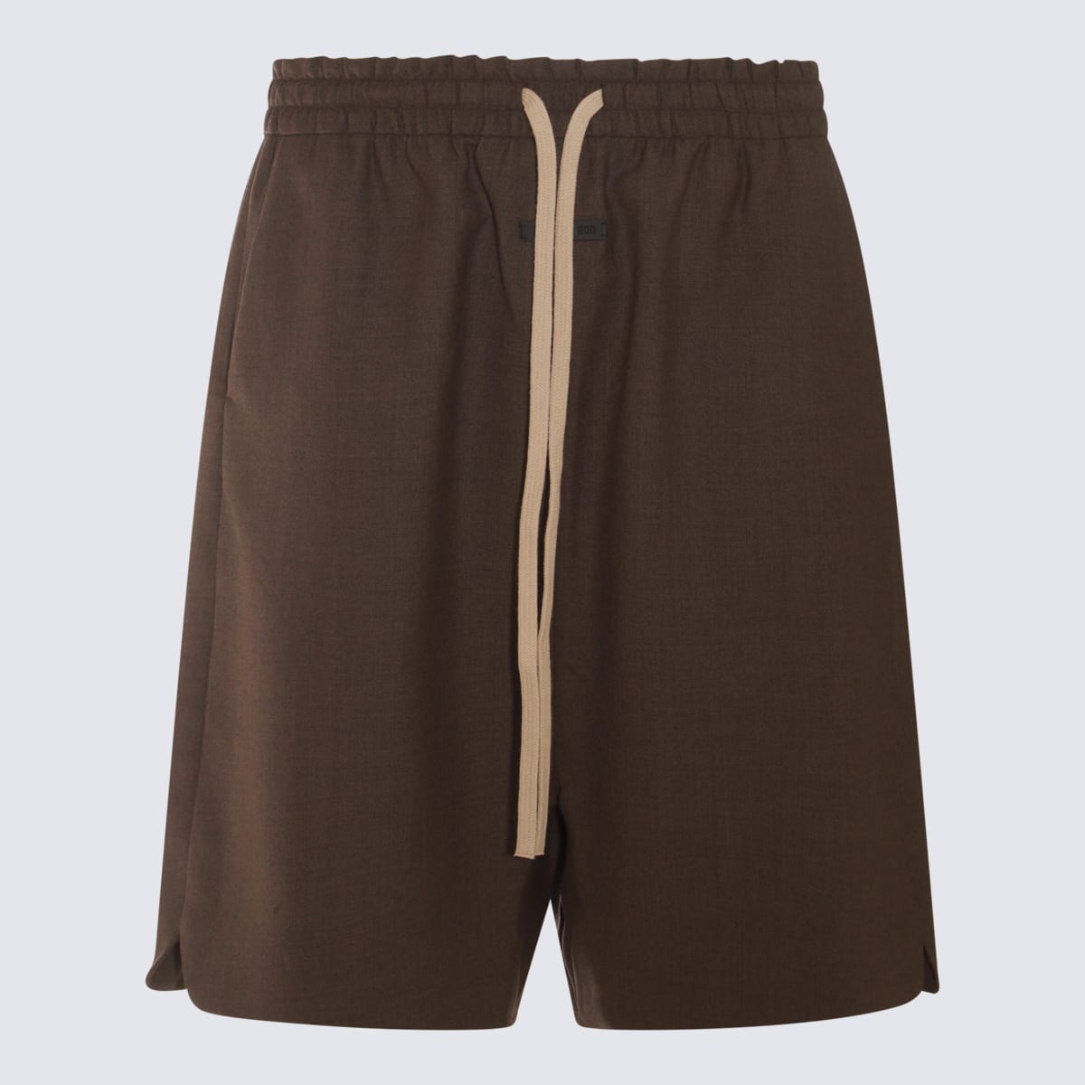 FEAR OF GOD BROWN COTTON SHORTS