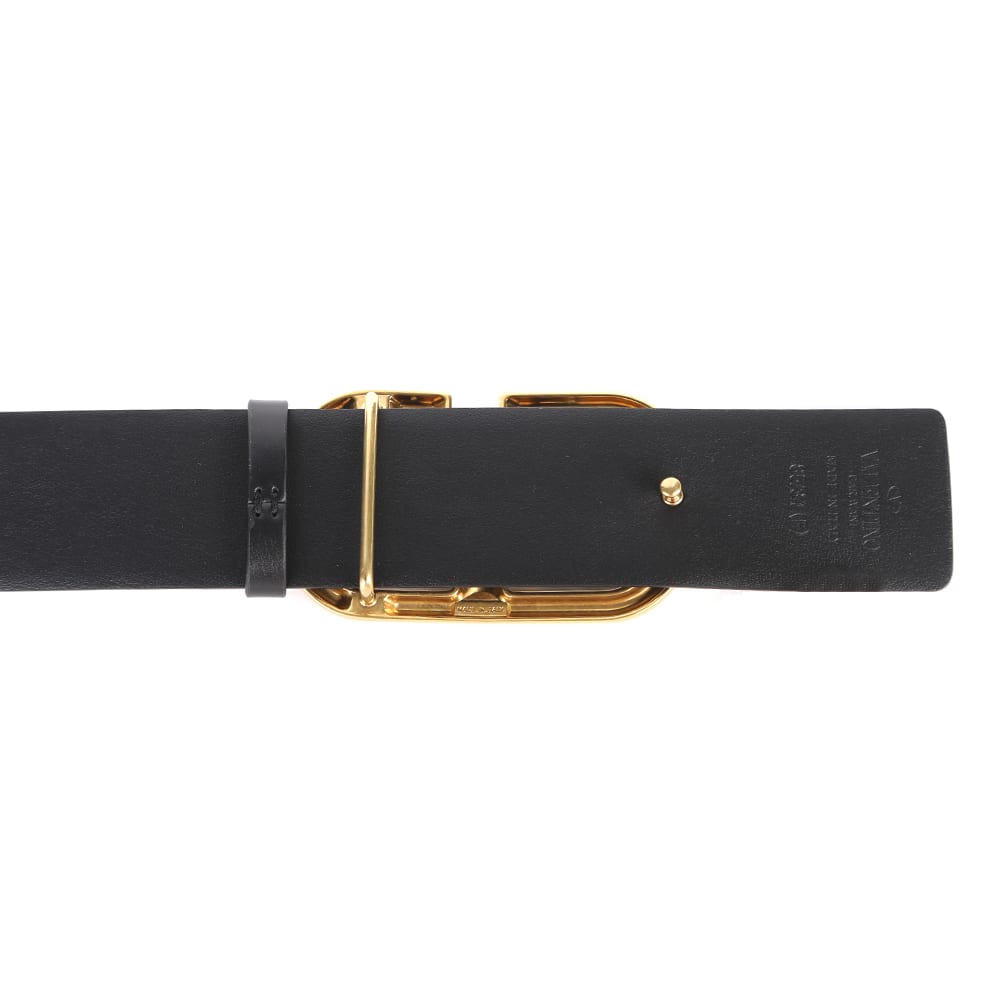 Shop Valentino Vlogo Signature Belt In Black