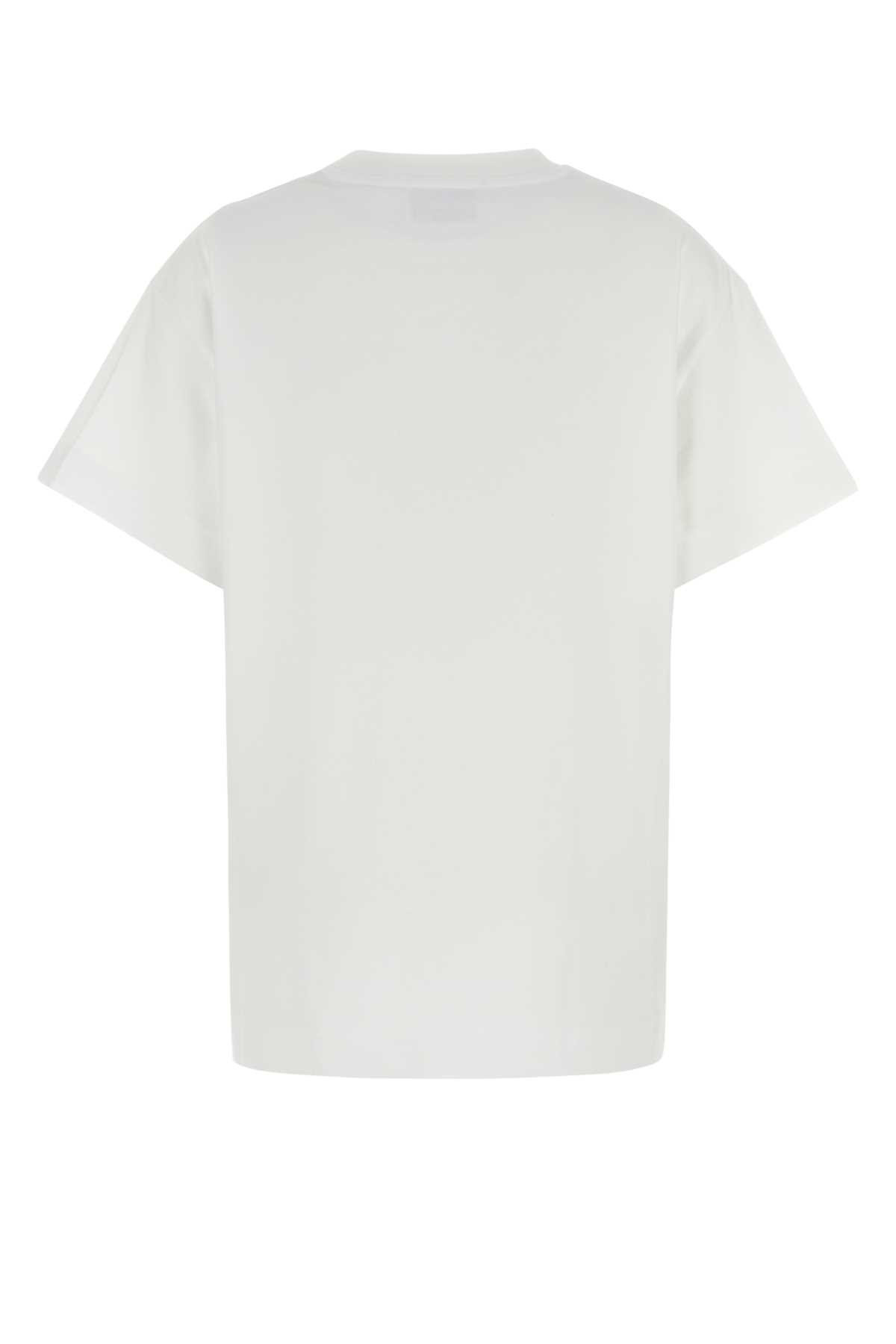Givenchy White Cotton Oversize T-shirt In White
