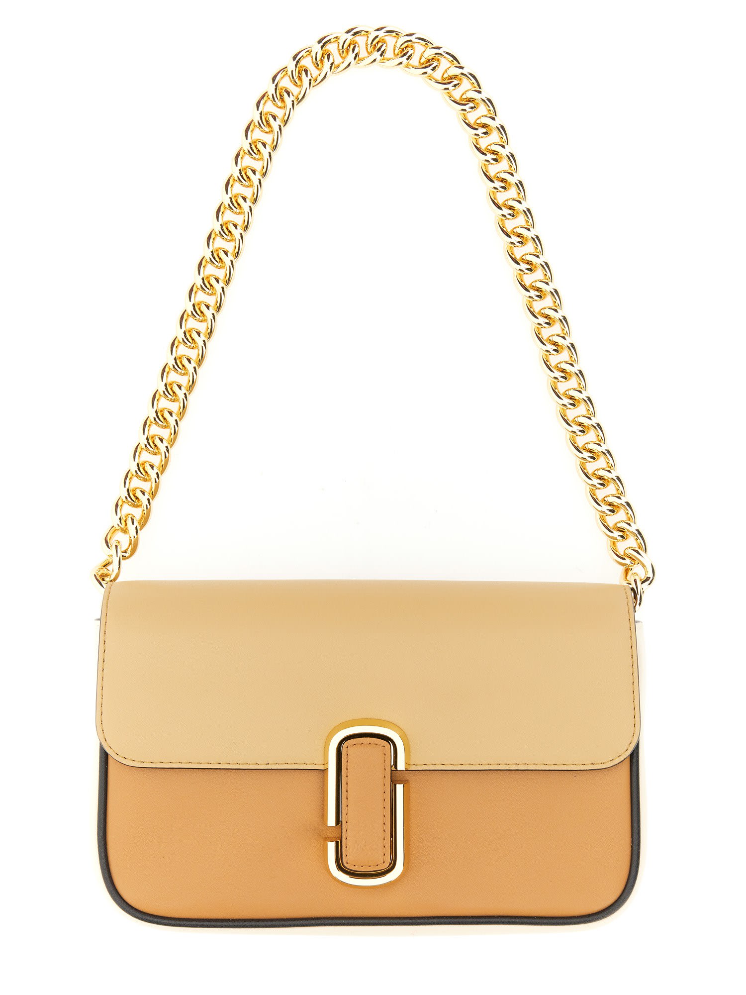 Shop Marc Jacobs The J Marc Shoulder Bag In Brown