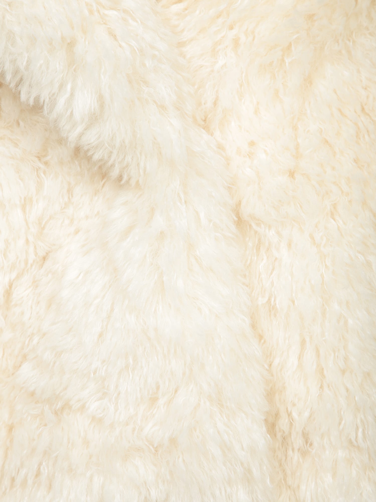 Shop Stand Studio White Faux Fur Jacket