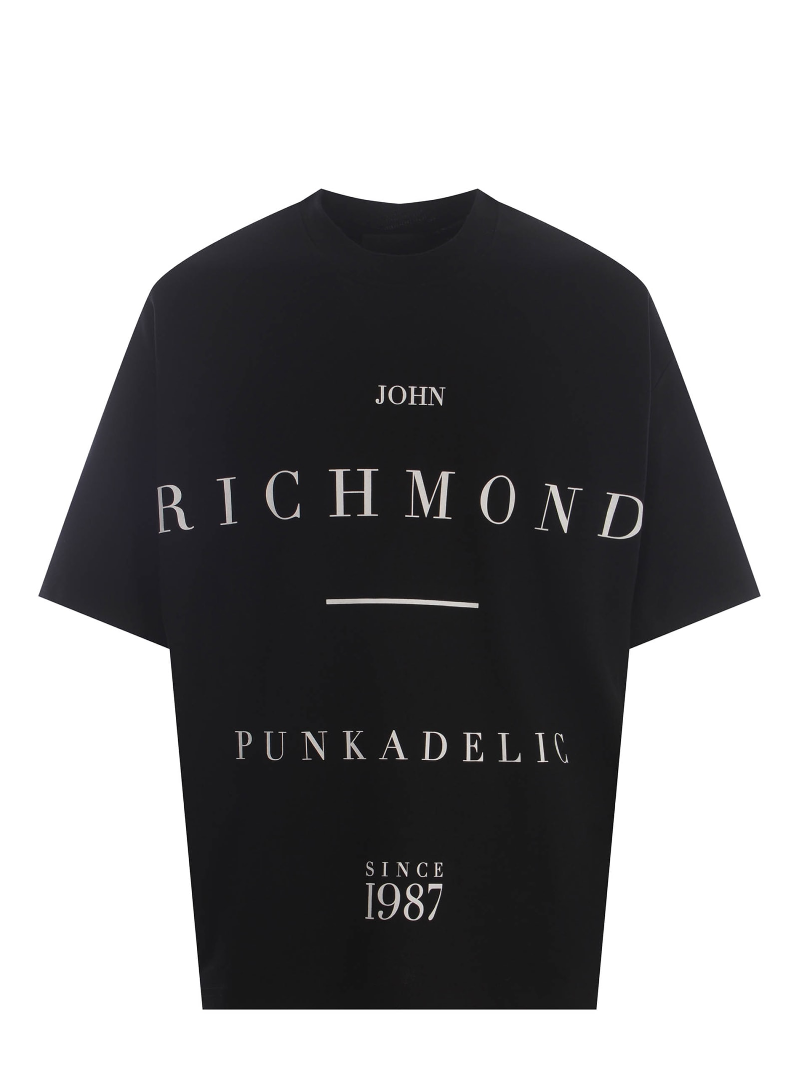 Shop Richmond T-shirt  Since1987 Made Of Cotton In Black