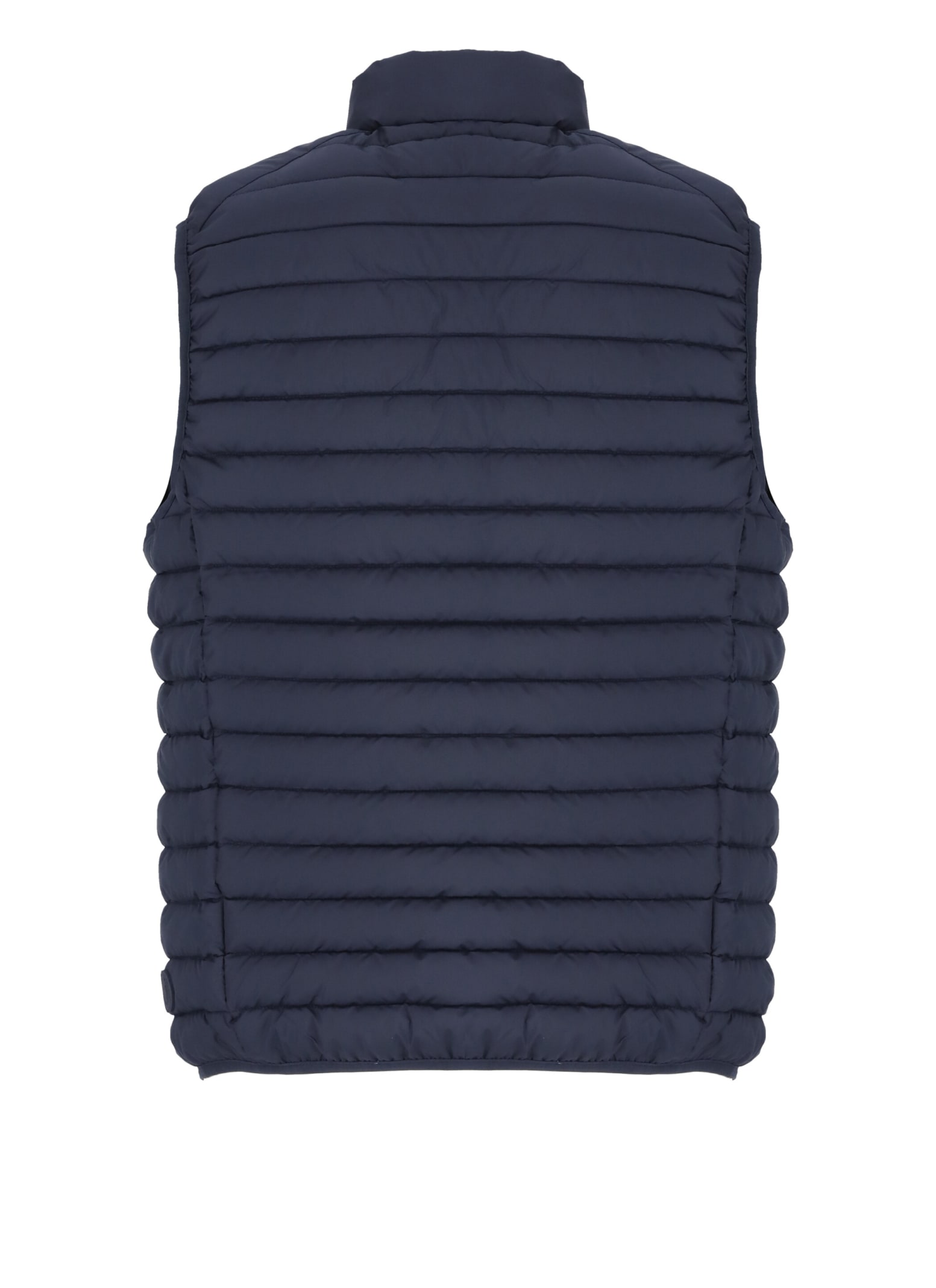 Shop Save The Duck Padded And Quilted Jacket In Navy