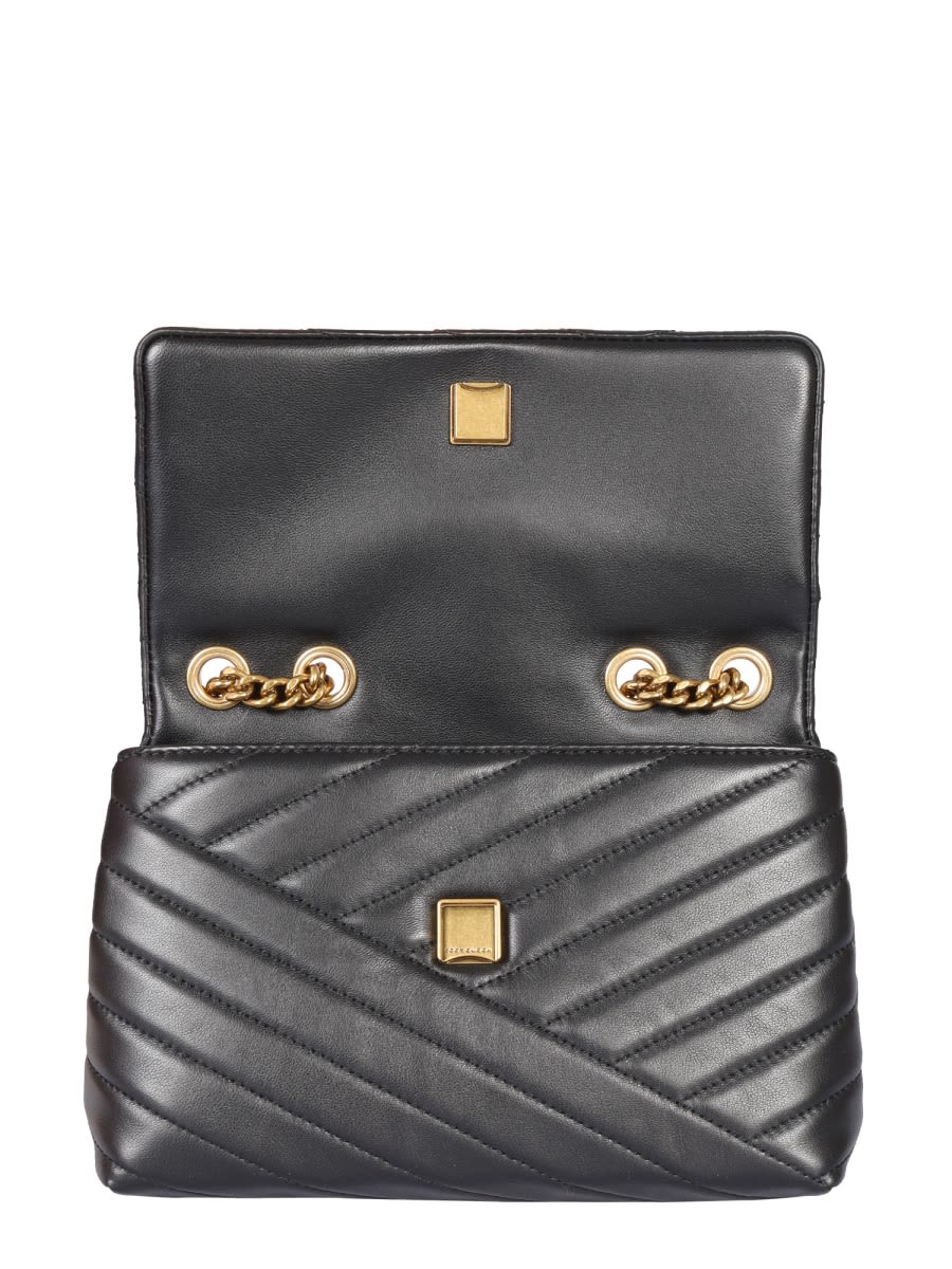 Shop Tory Burch Shoulder Bag Kira Small In Black