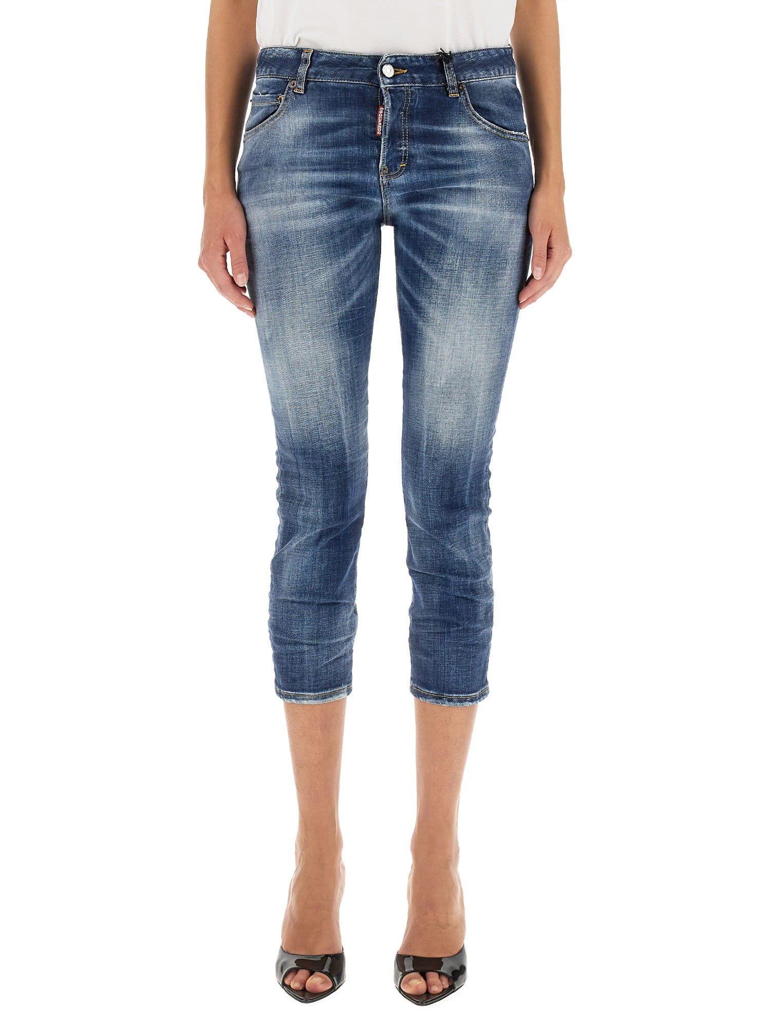Dsquared2 Cool Girl Jeans In Blu