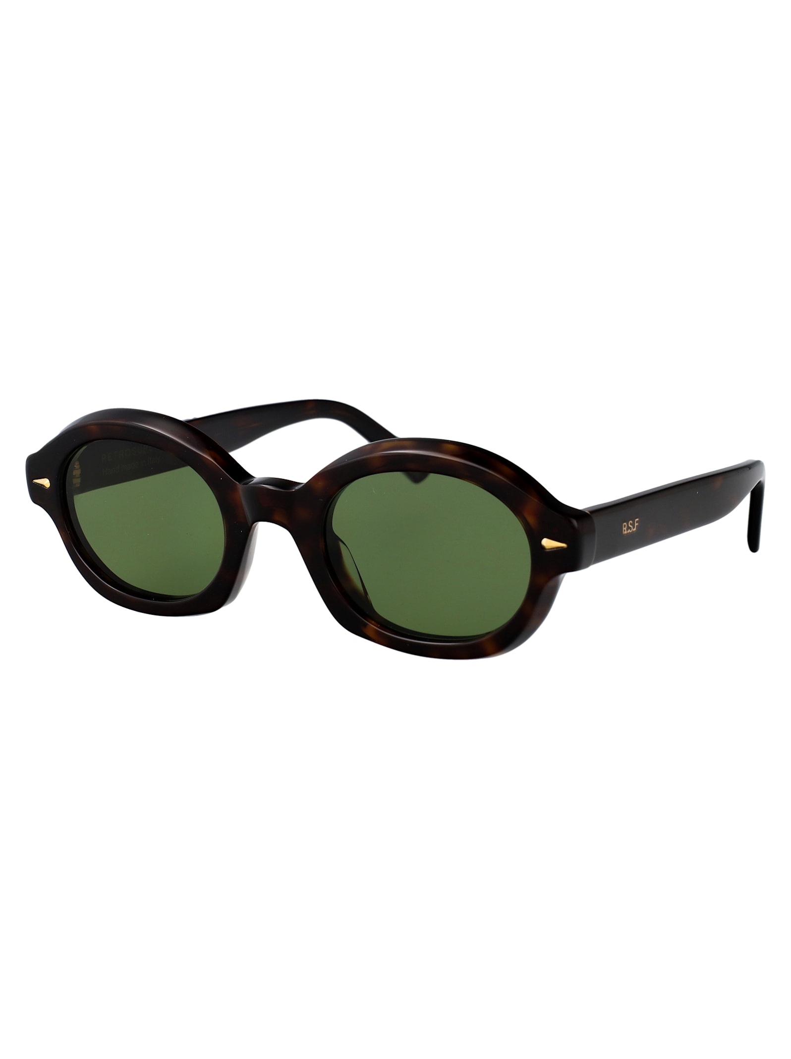 Retrosuperfuture 3627 Green Acetate Sunglasses In Green