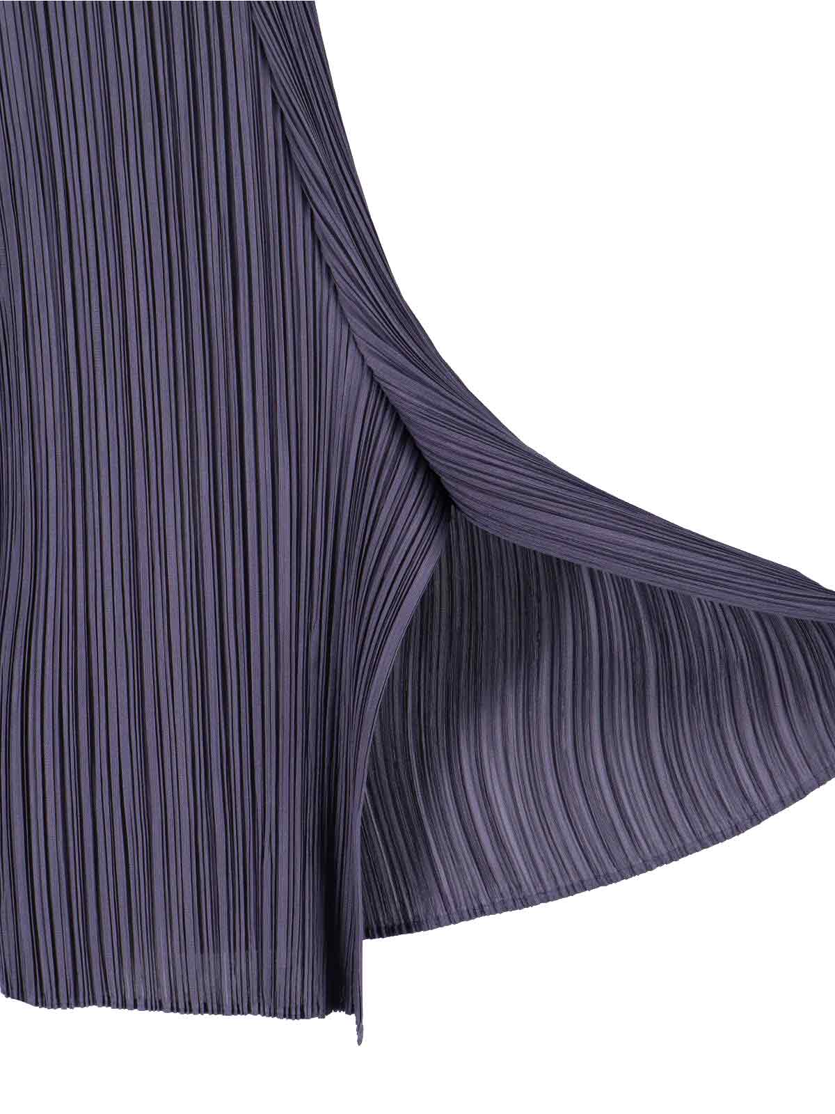 Issey Miyake Pleated Pants In Gray