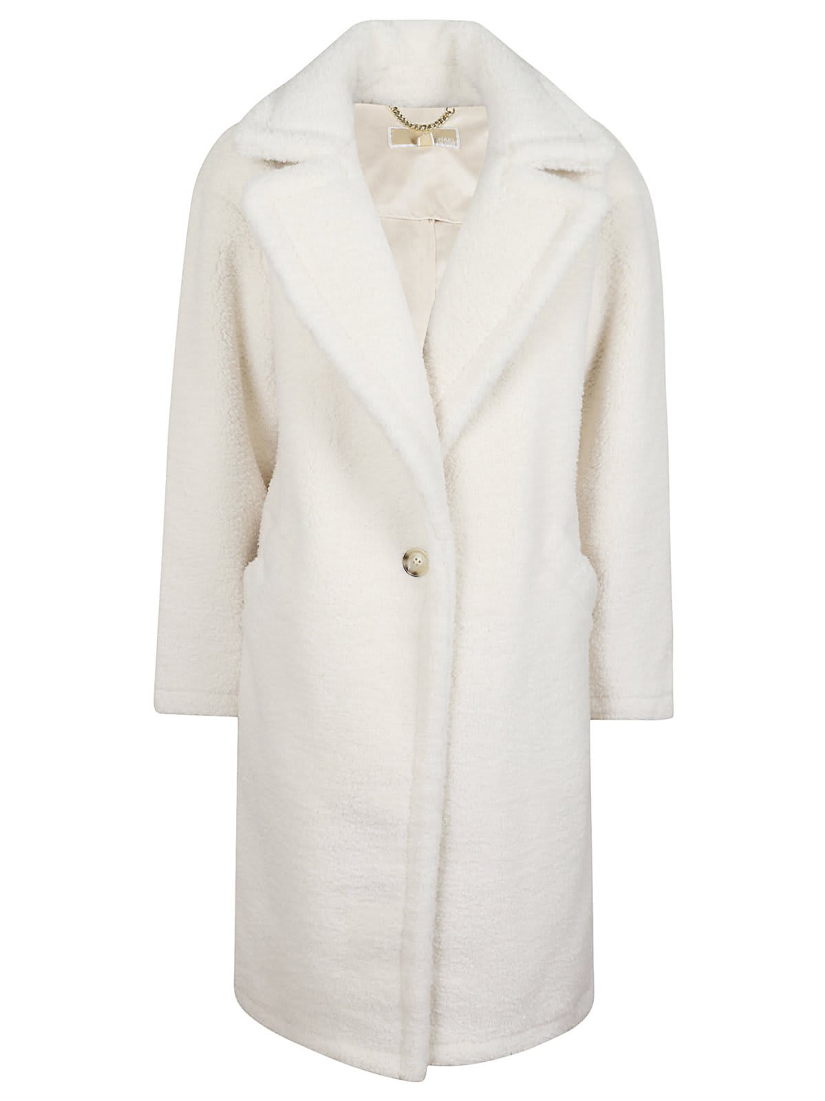 Oversized Shearling Teddy Coat Michael Kors