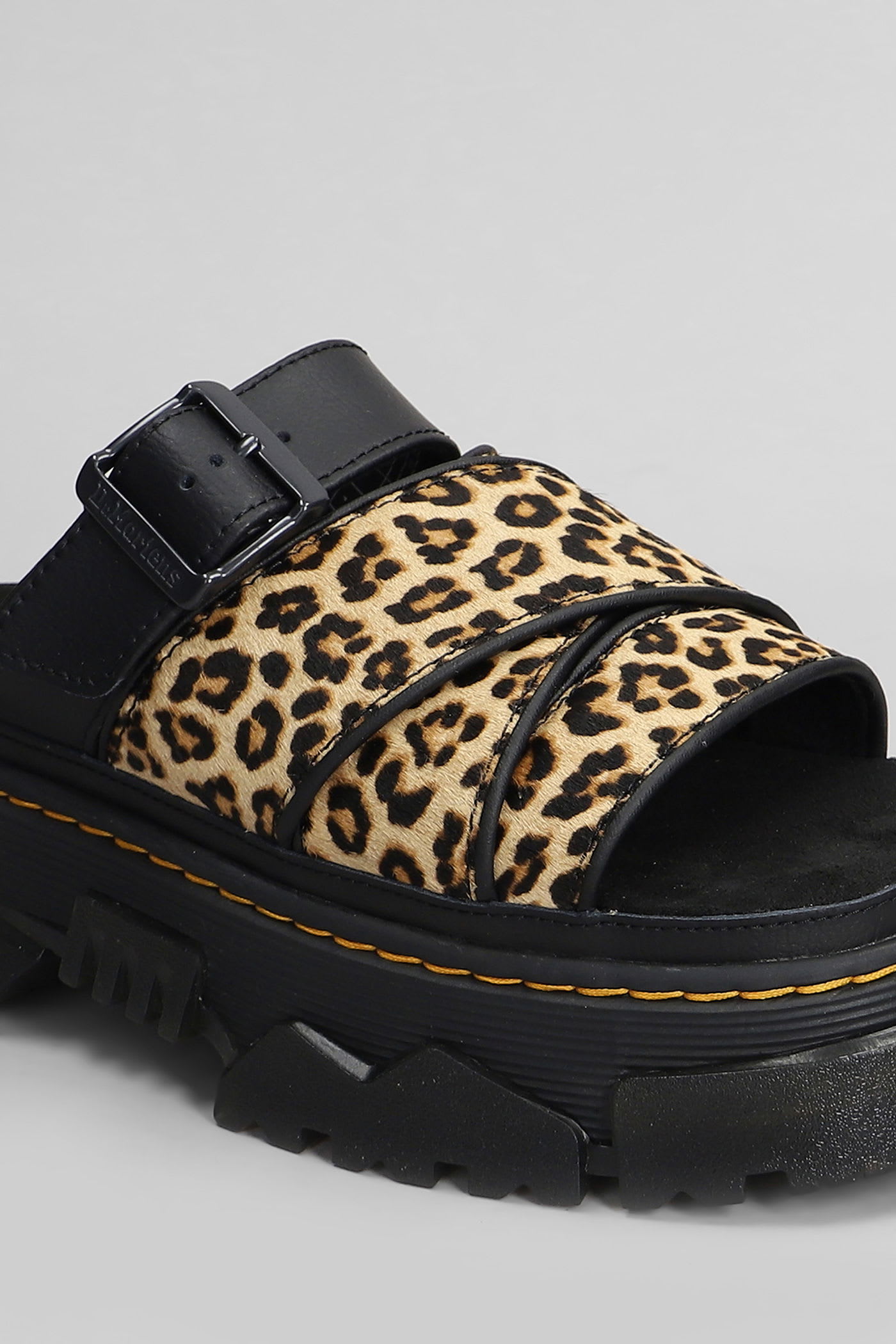 Shop Dr. Martens' Mattison Slide Slipper-mule In Black Leather
