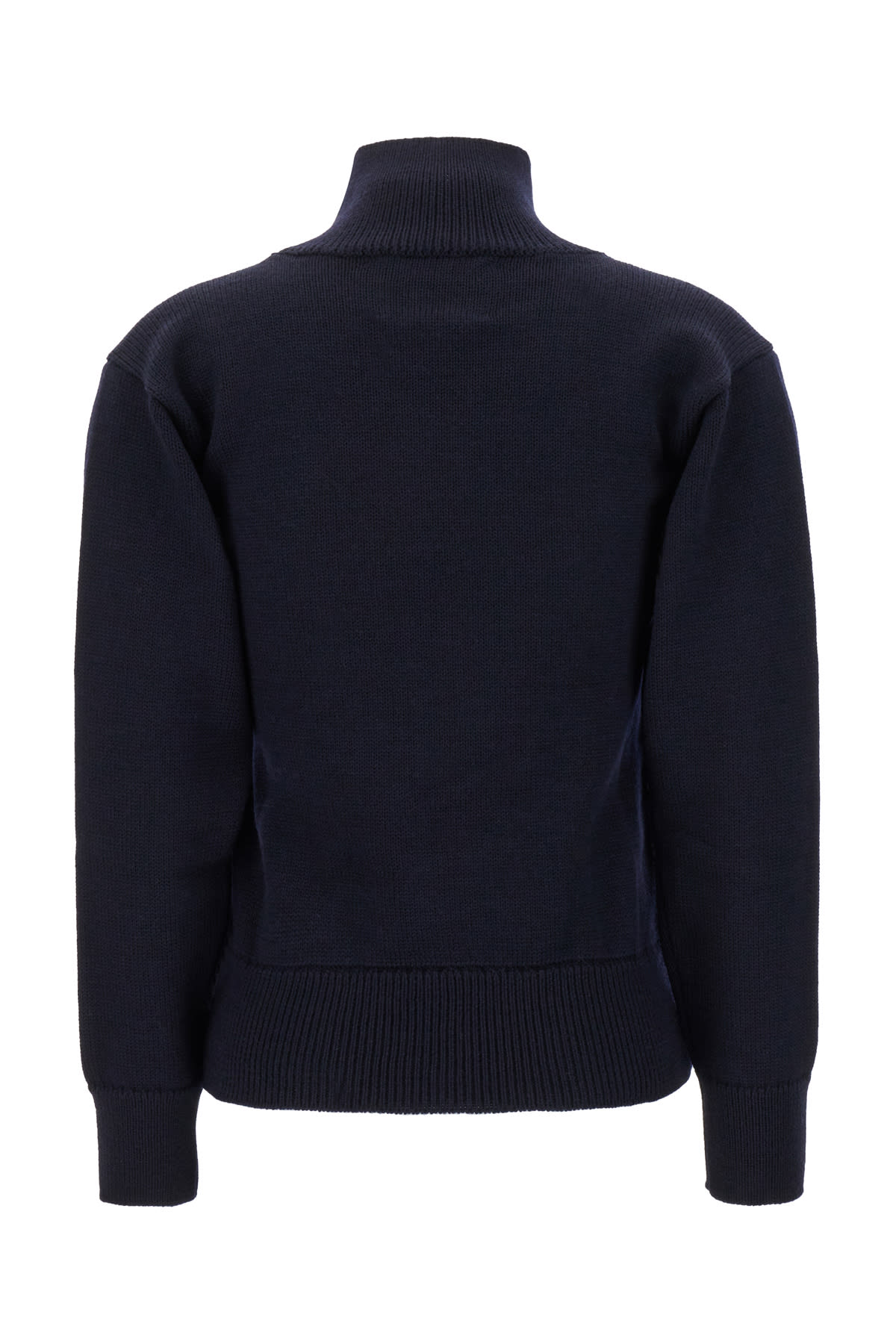 Shop Jil Sander Midnight Blue Wool Sweater In 402