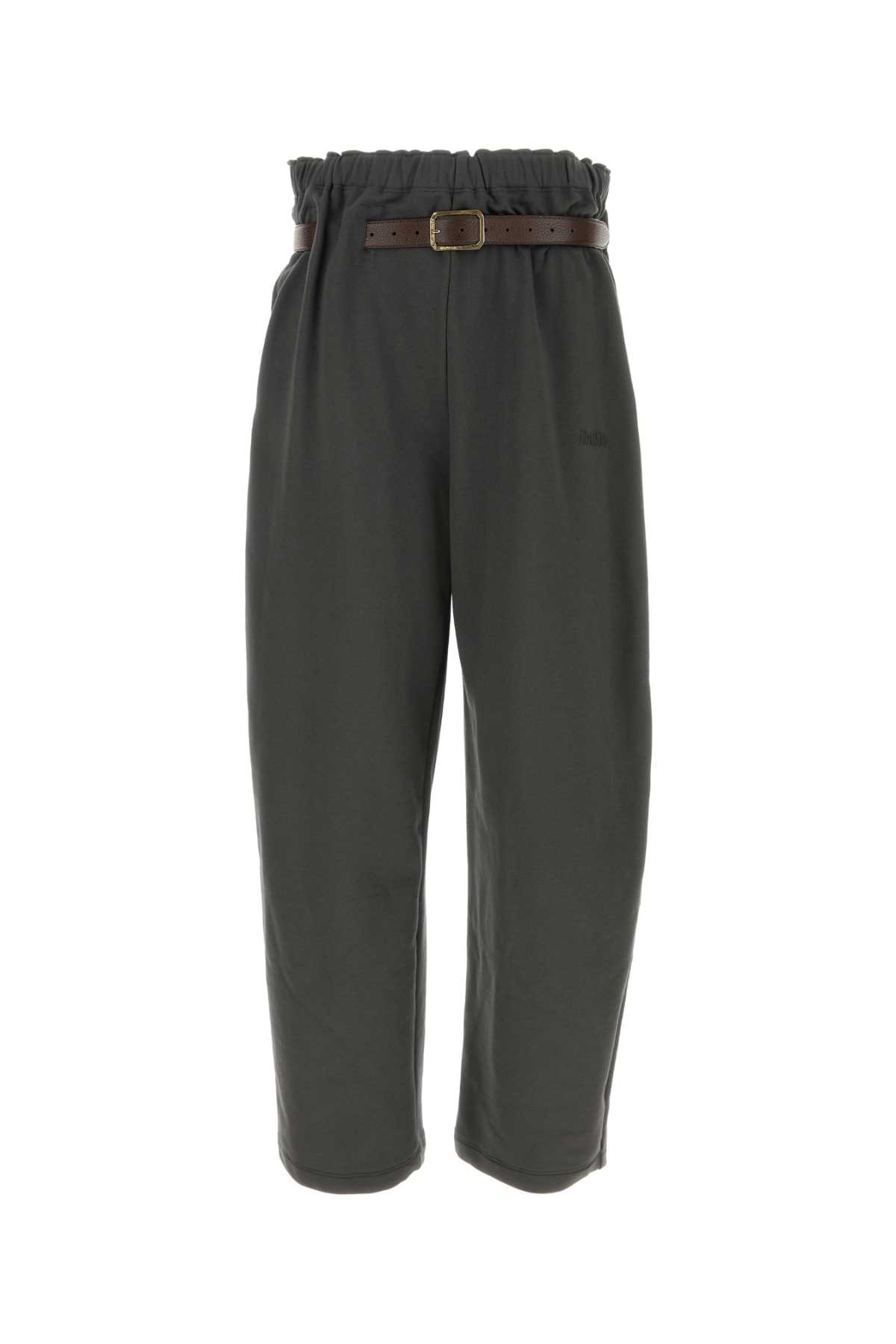 Dark Grey Cotton Provincia Joggers
