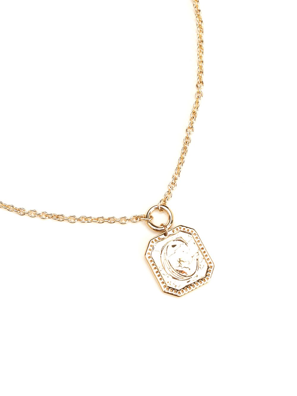 Chloé Victorian Bottle Pendant Necklace In Gold