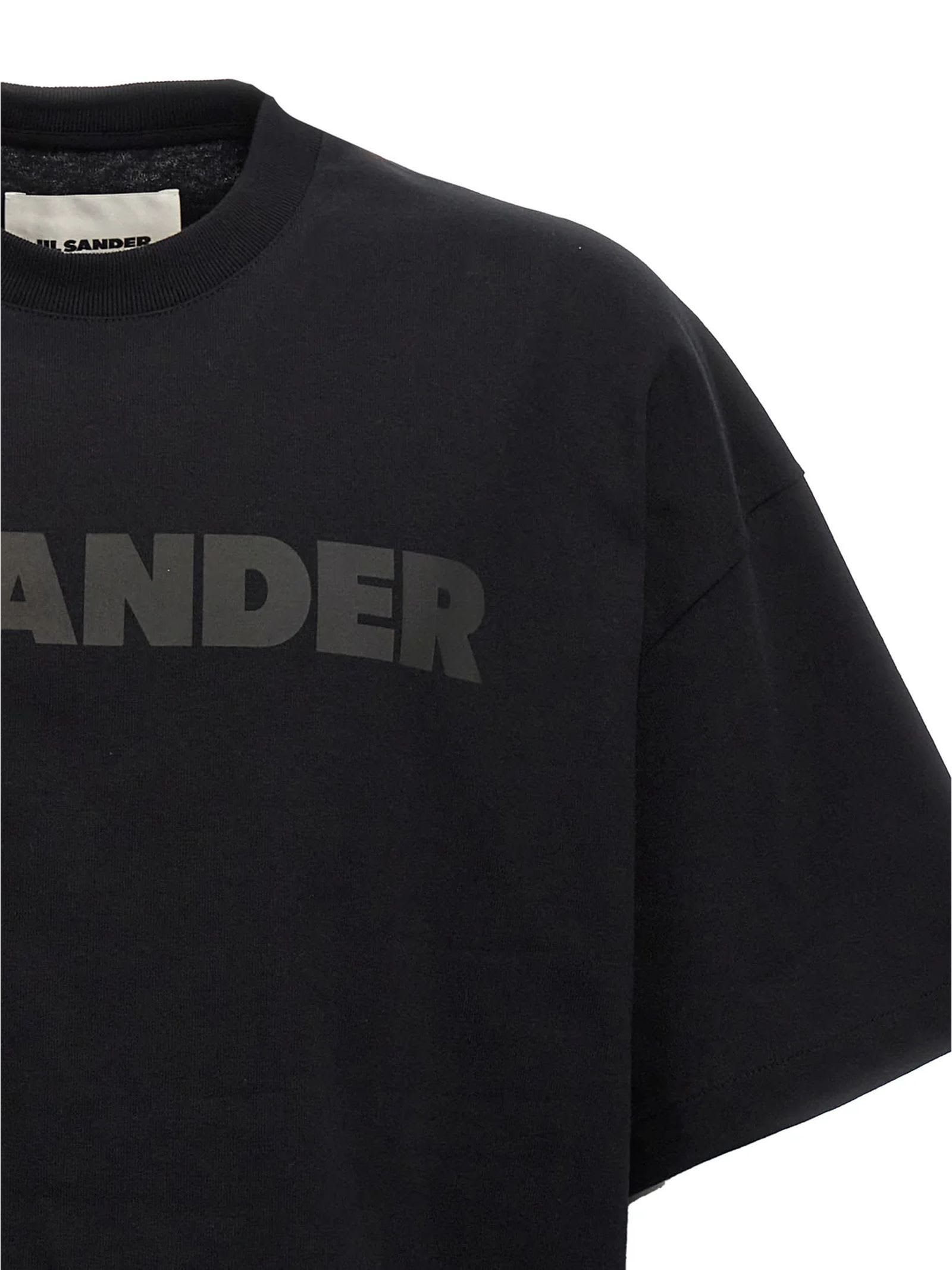 Shop Jil Sander T-shirts And Polos Black