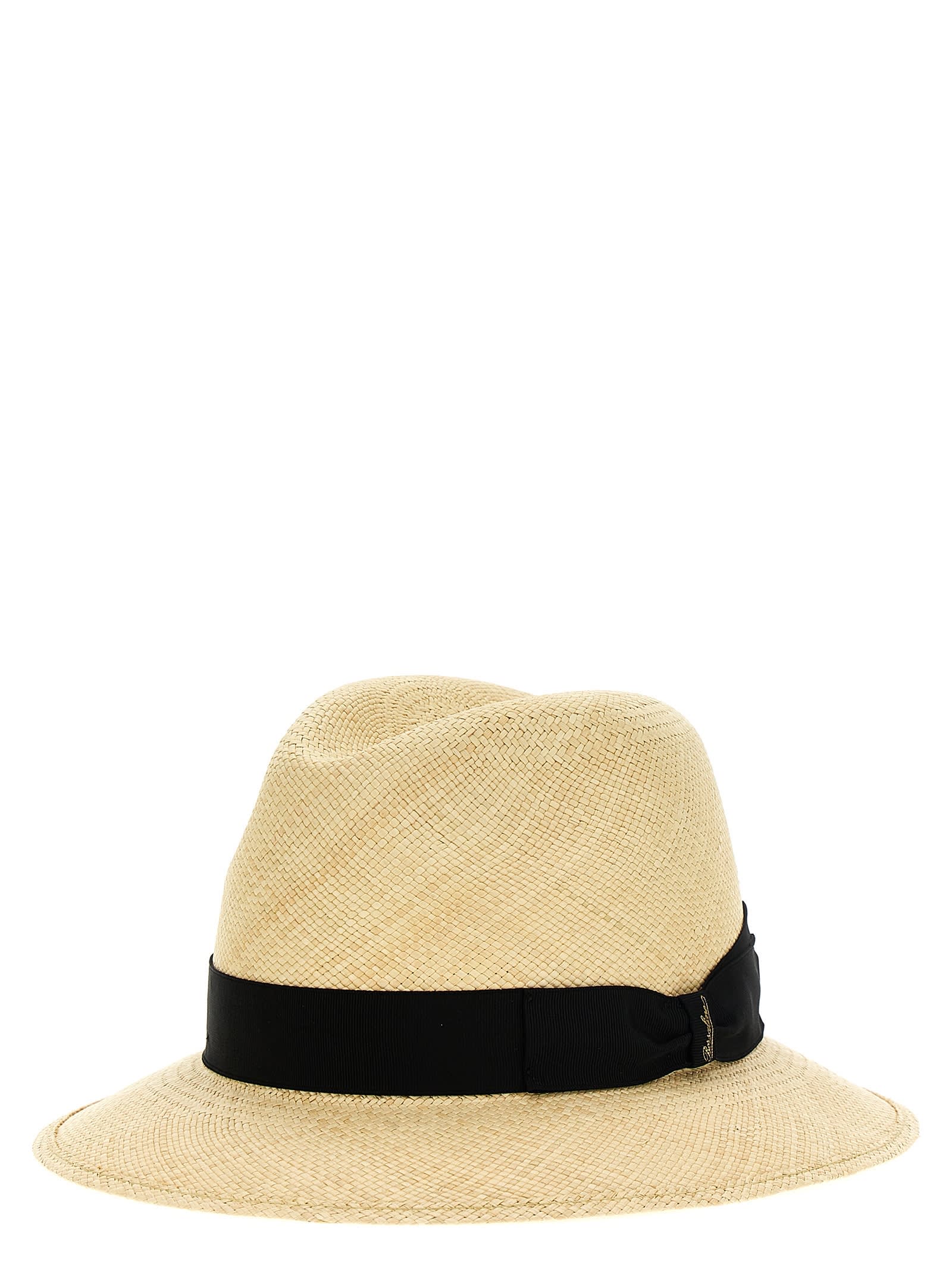 Shop Borsalino Panama Quinto Hat In Black