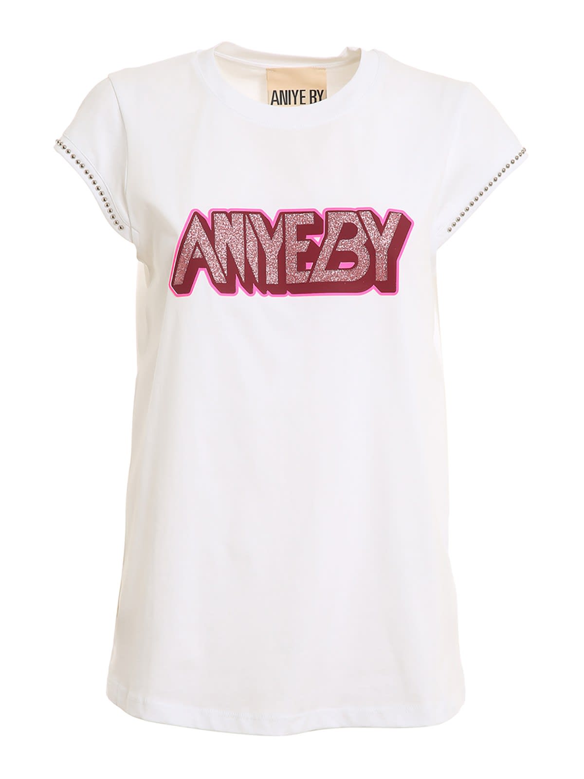 aniye by T-shirt Con Logo Bianca 18518900268