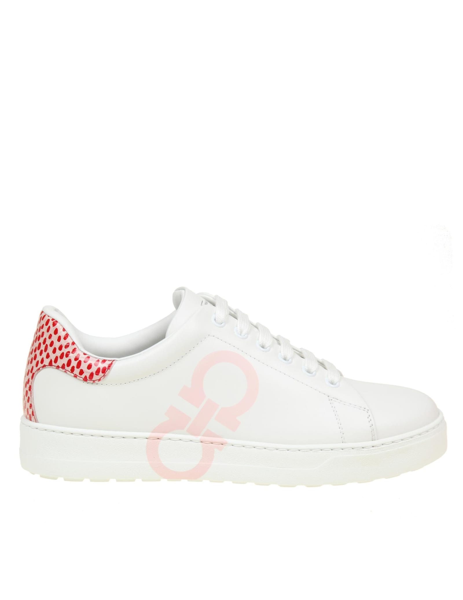 Salvatore Ferragamo Sneakers Number In White Leather