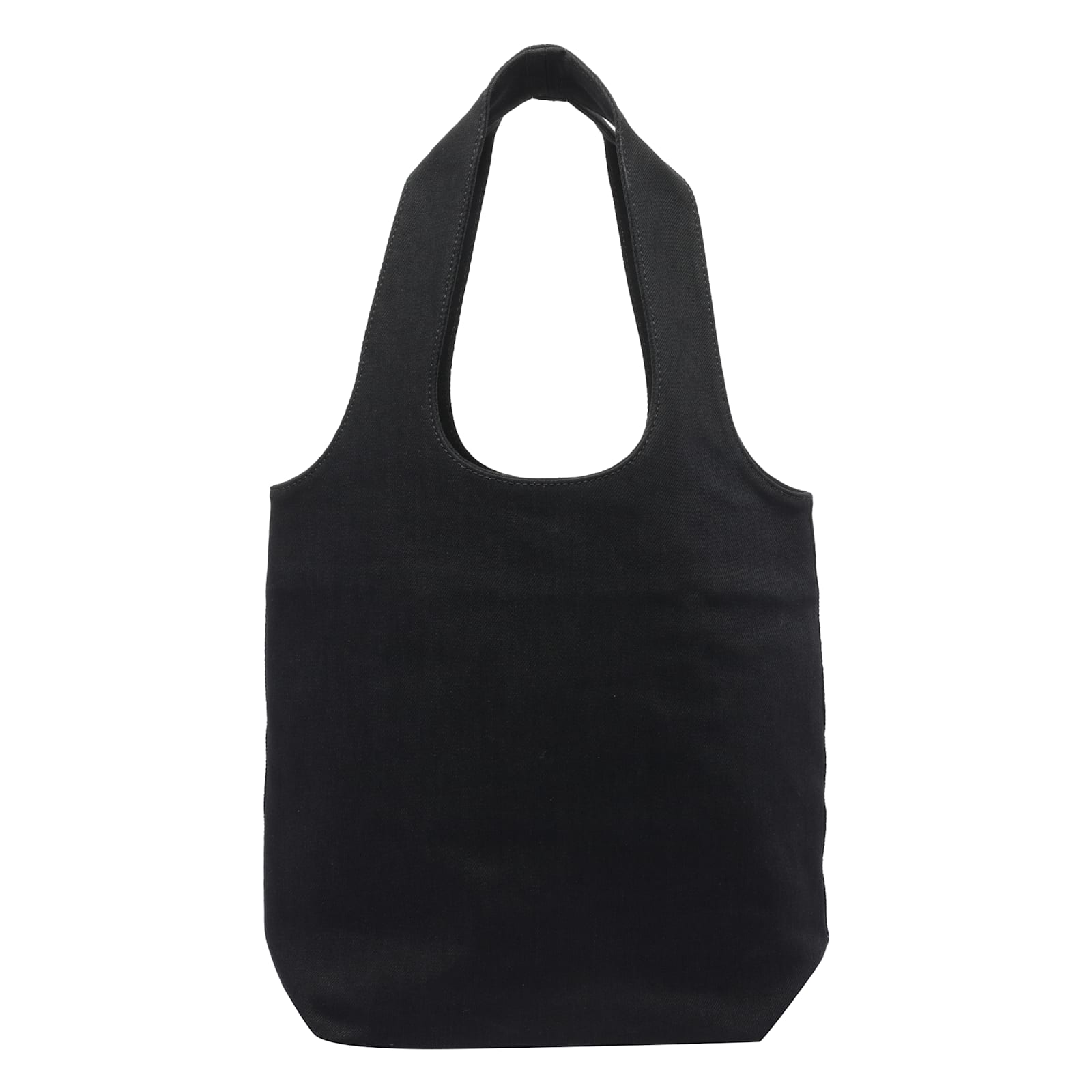 Apc A.p.c. Small Ninon Denim Tote Bags In Black