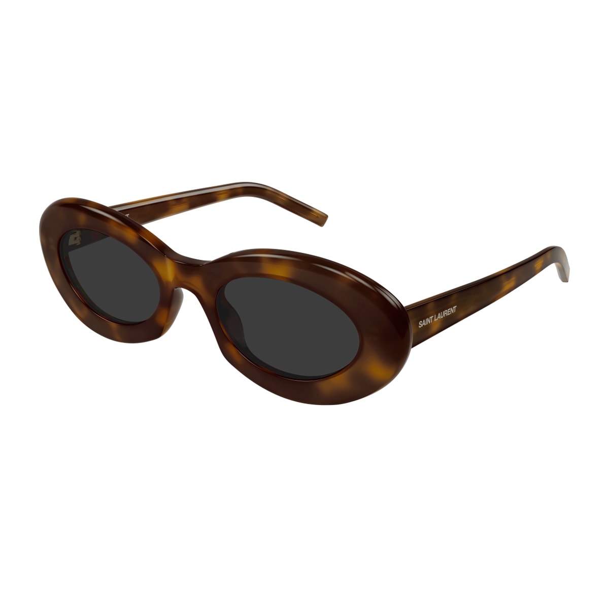 Saint Laurent Sl 594 Linea Sl Logo 009 Havana Grey Sunglasses In Multi