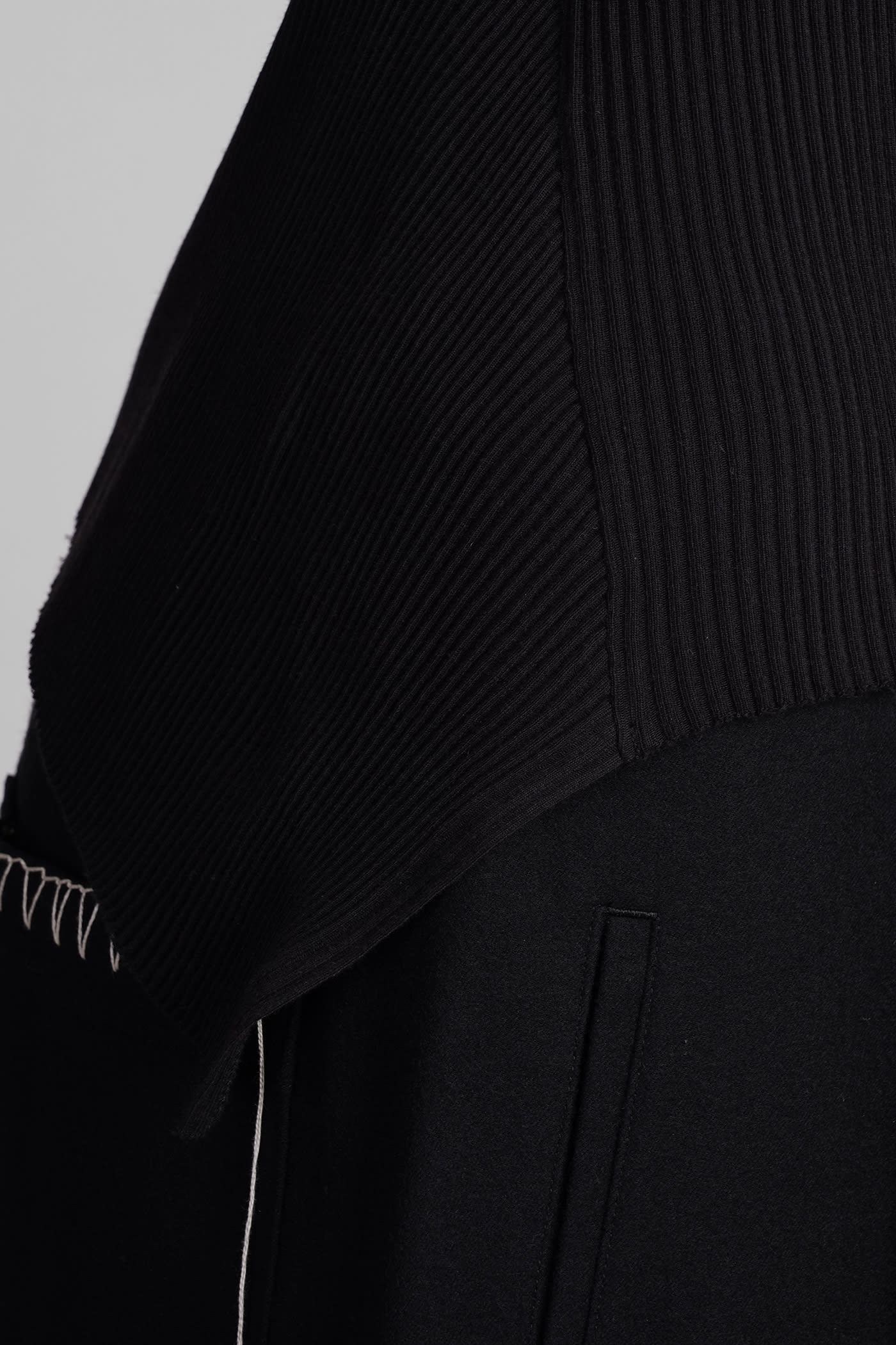 Shop Yohji Yamamoto Knitwear In Black Wool